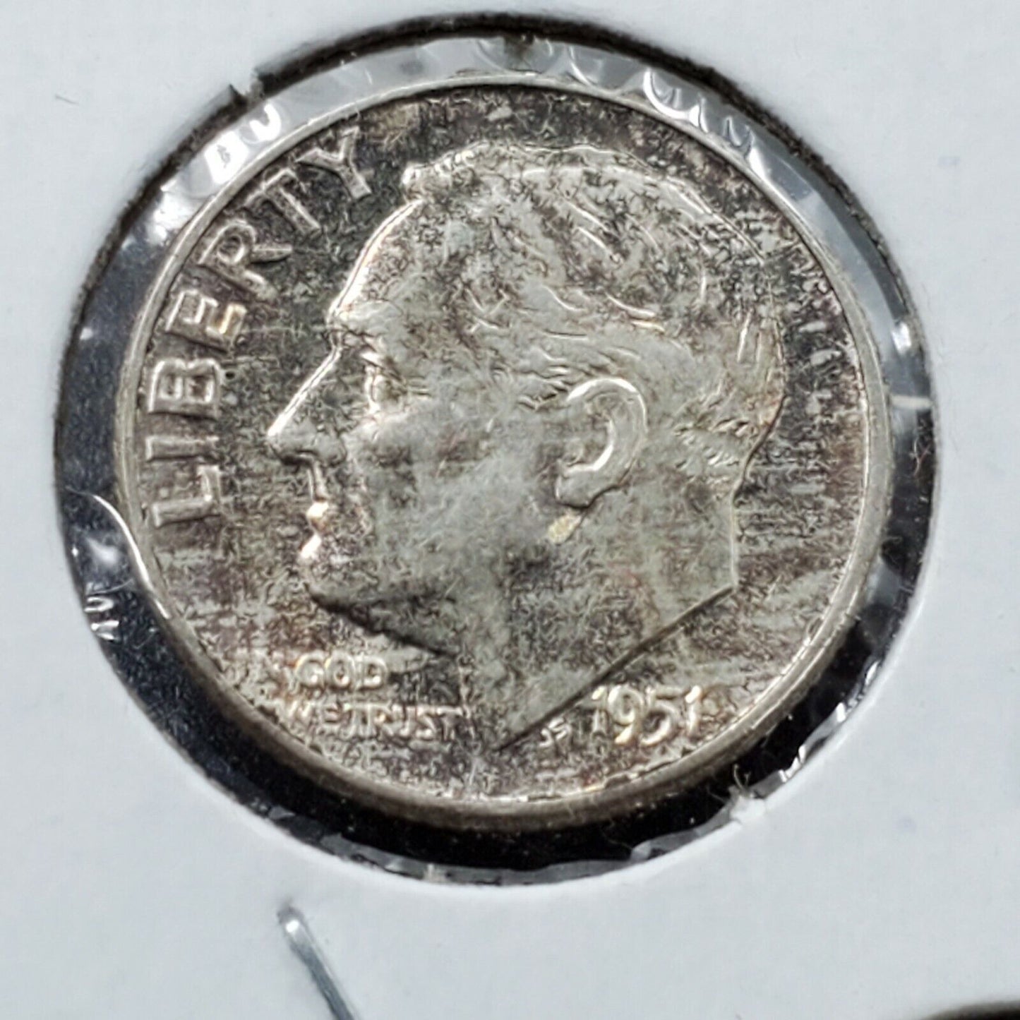 LOT OF 3 NEAT TONER SILVER US 90% ROOSEVELT DIME COINS ESTATE MONEY LOT 🌟⭐✨