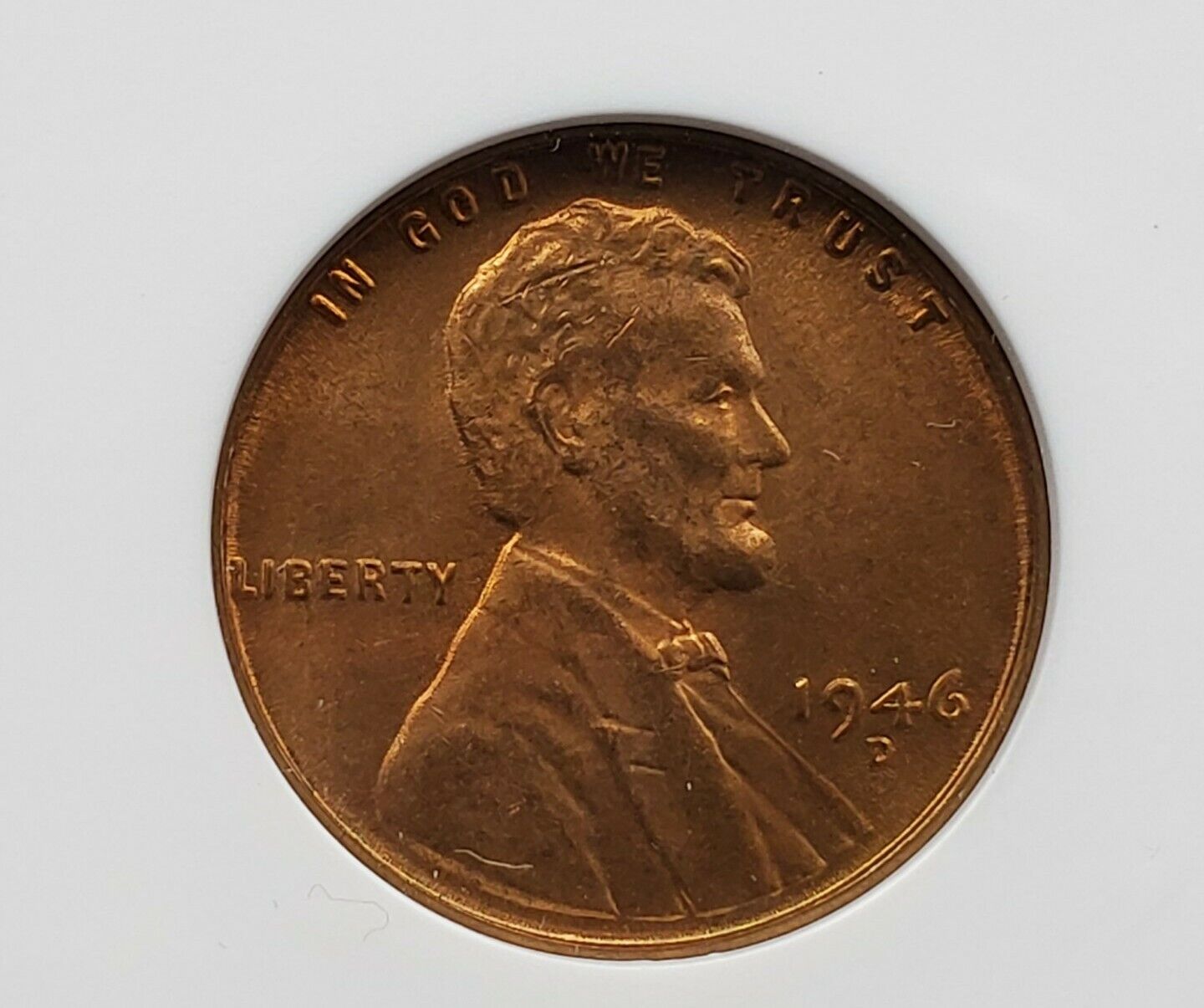 1946 D D/D Lincoln Wheat Cent Penny RPM 016 MS64 RB ANACS Variety Error Coin