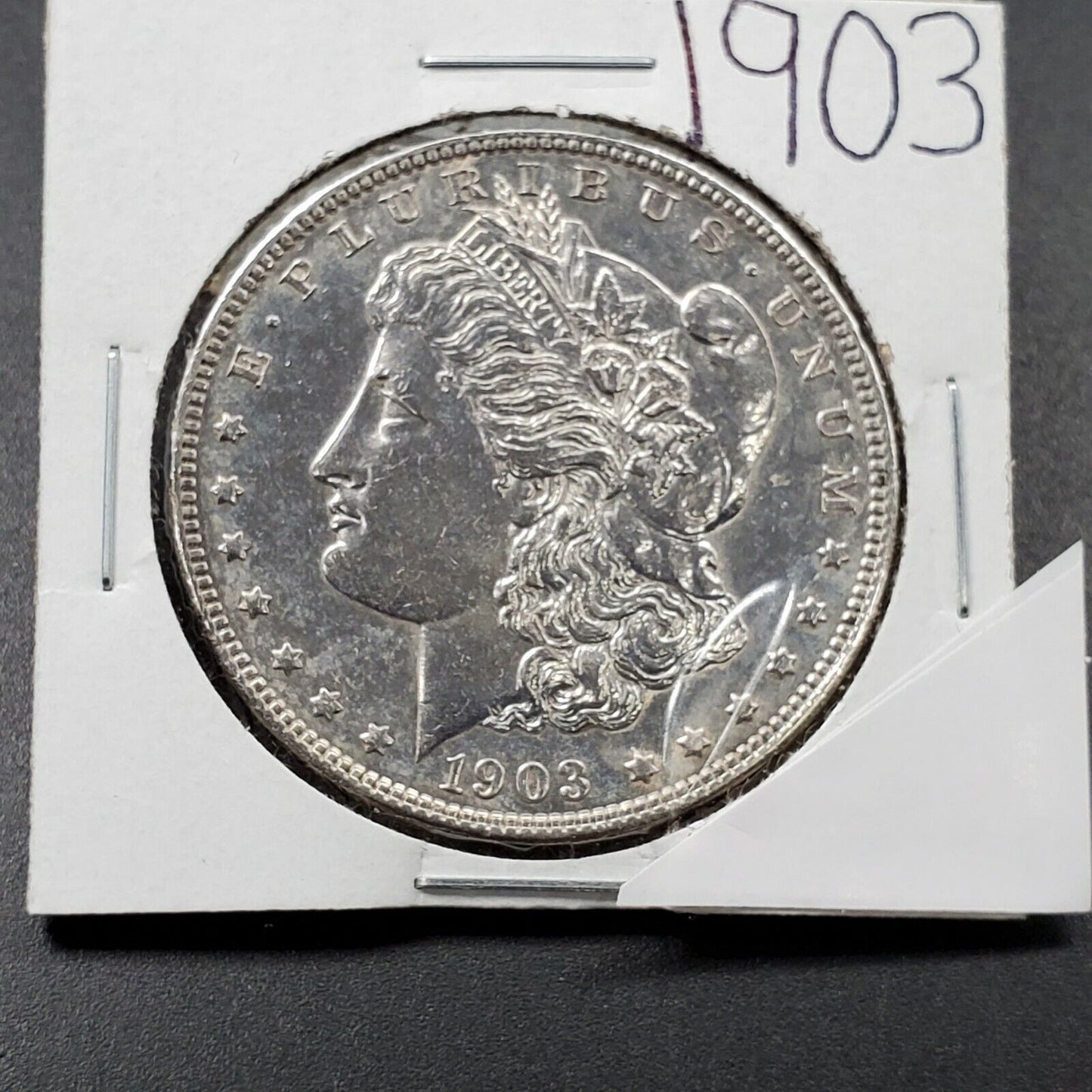 1903 P $1 Morgan Silver Eagle Dollar Average Uncirculated Not Much Toning
