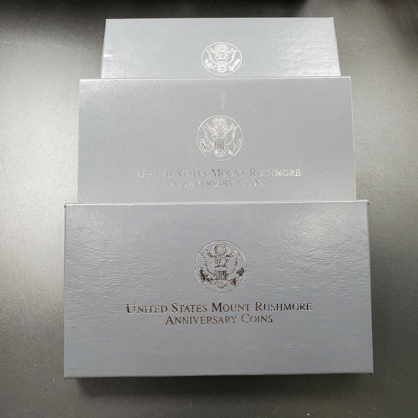 1991 Mount Rushmore Commemorative GEM BU Silver Dollar COIN $1 50C Half Set