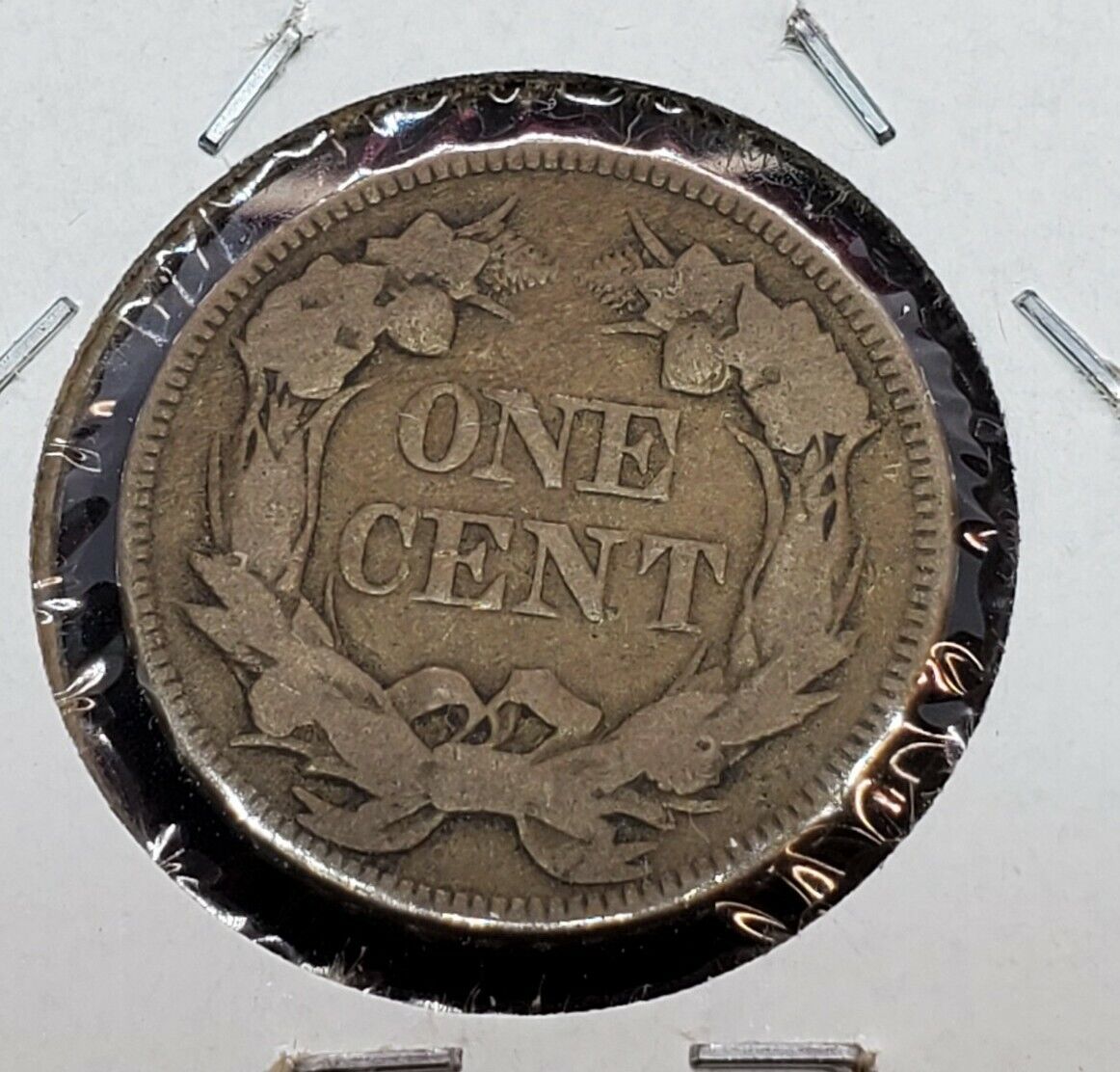 1857 Flying Eagle Cent Penny Coin CHOICE Fine NEARLY VF Pre Civil War Era
