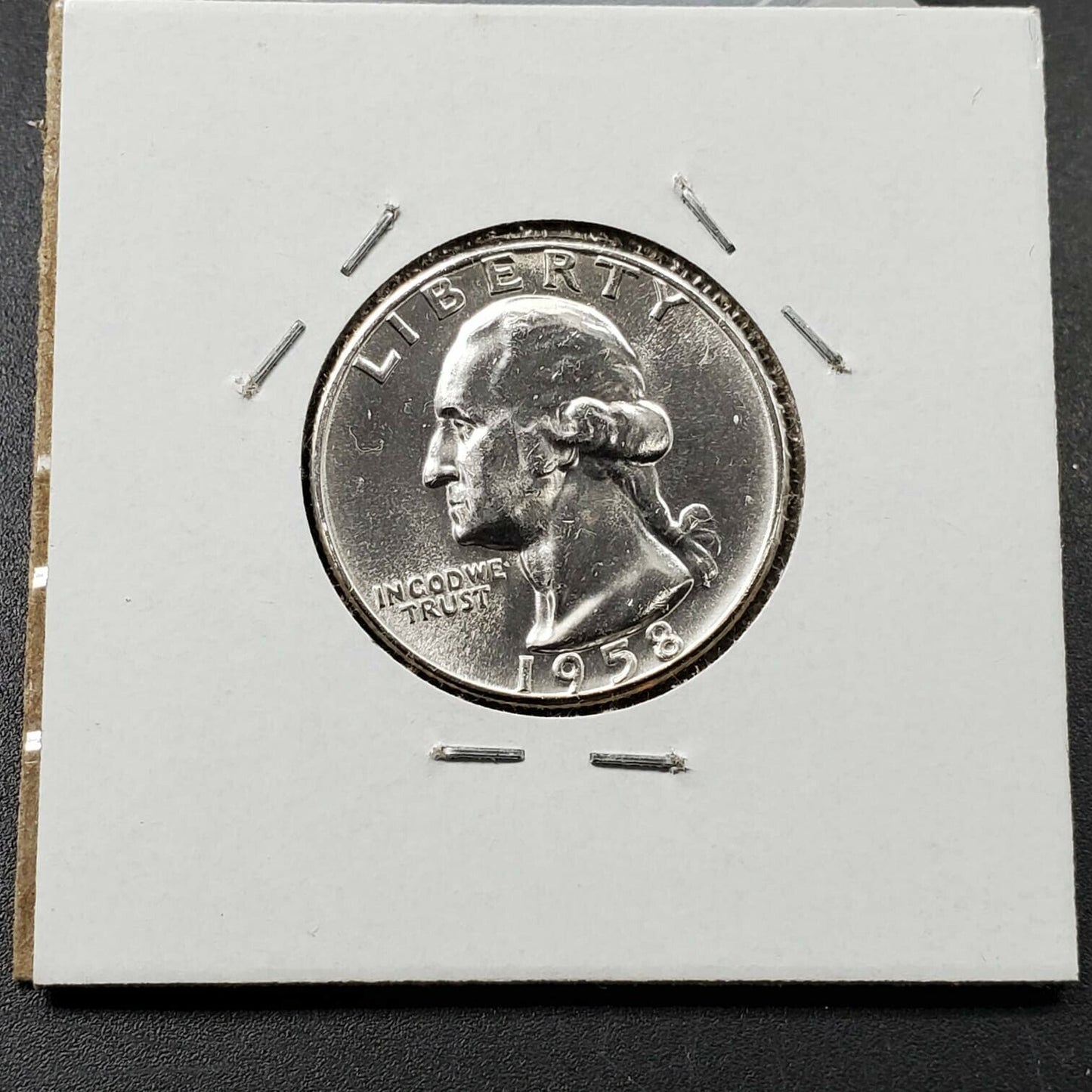 1958 P Type B Proof Die Reverse Washington Silver Quarter Coin Choice / Gem BU
