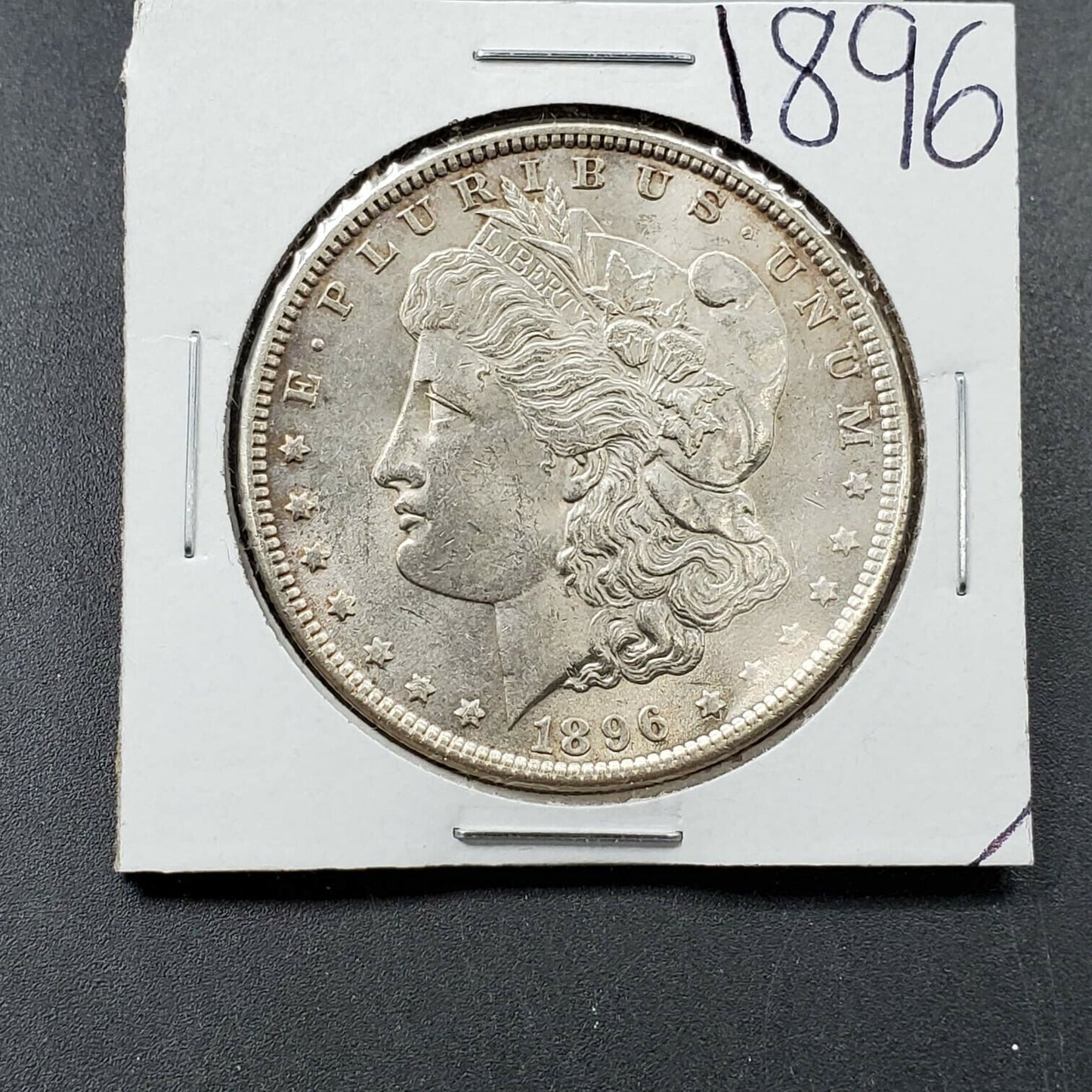 1896 P $1 Morgan Silver Dollar Coin AVG BU UNC Uncirculated Condition Nice Coin