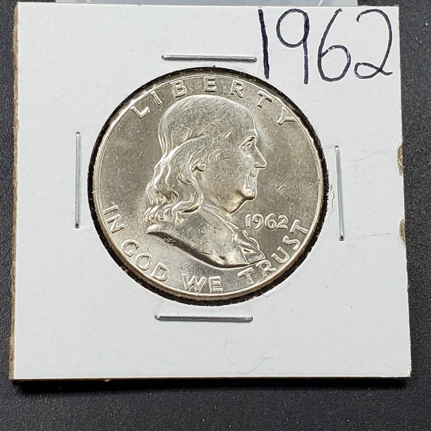 1962 P Franklin Silver 90% Half Dollar Coin CH BU Uncirculated New Condition