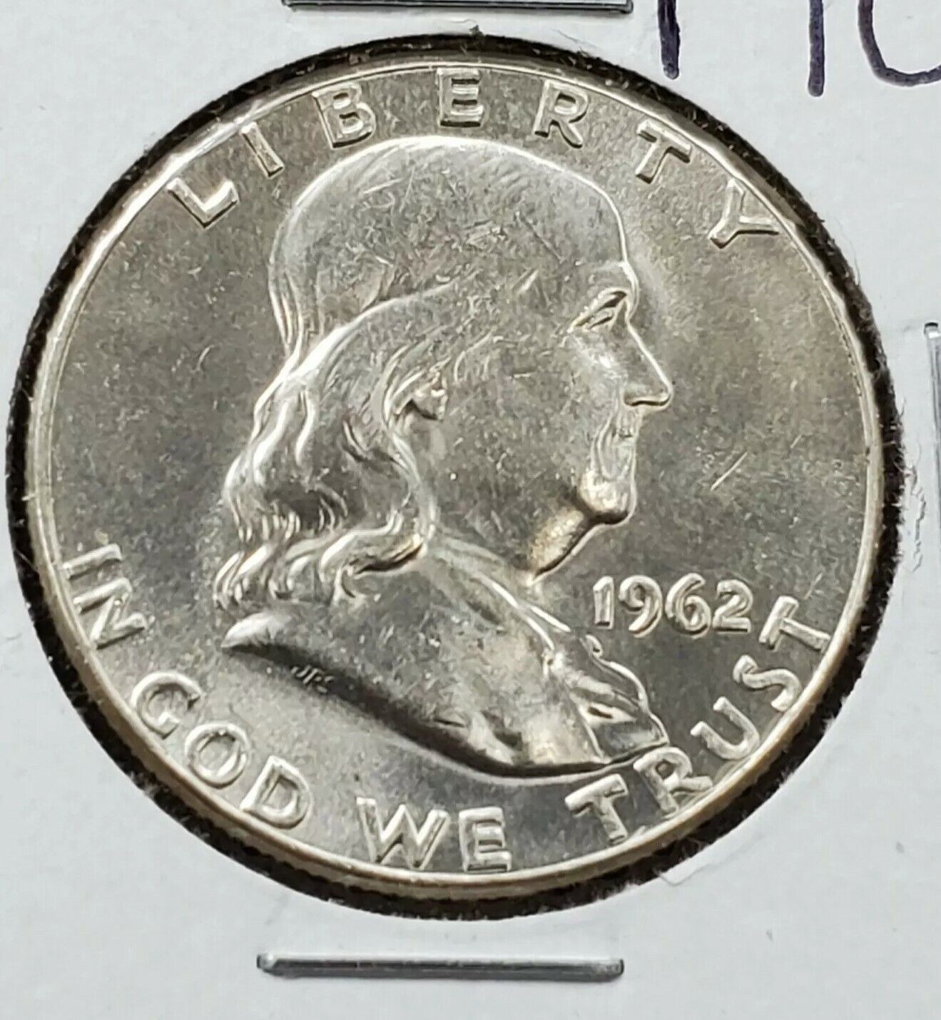 1962 P Franklin Silver 90% Half Dollar Coin CH BU Uncirculated New Condition