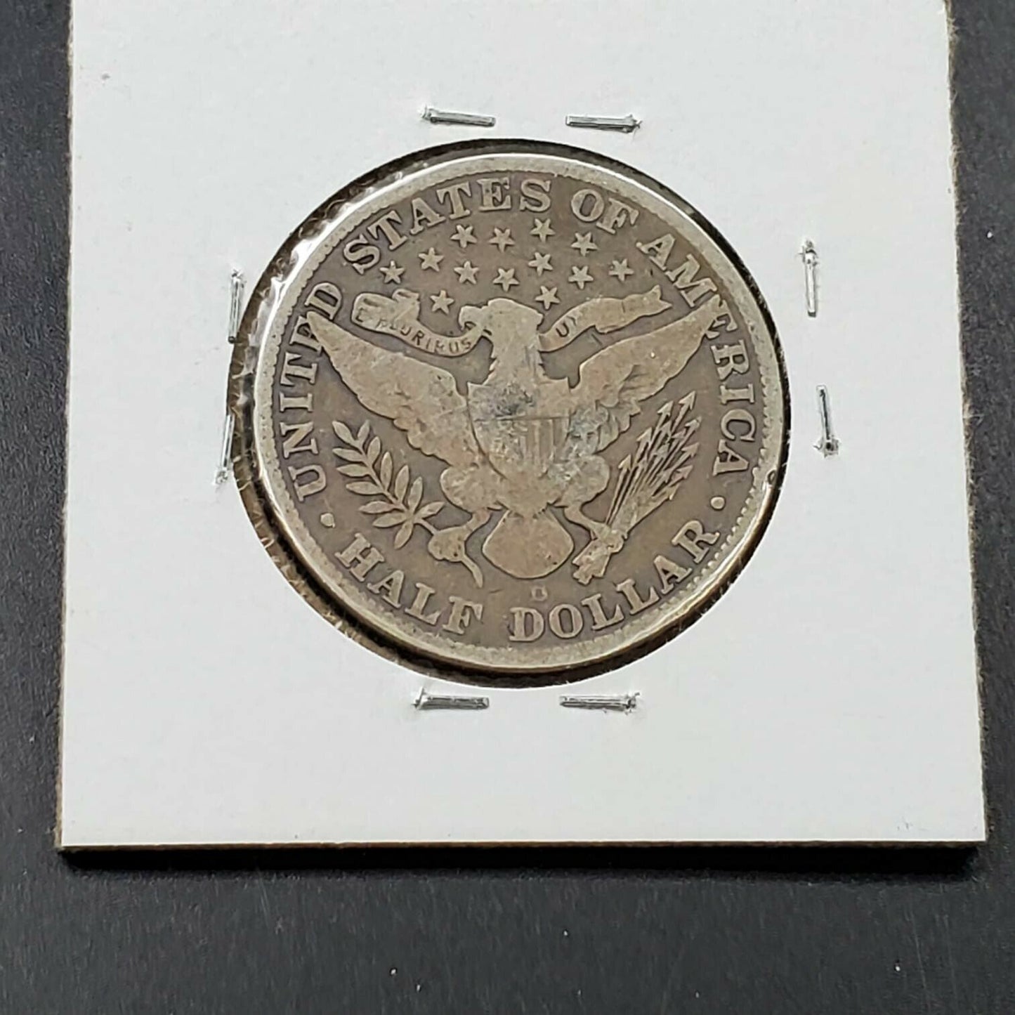 1915 D Barber Silver Half Dollar 50c Coin CH G GOOD / VG VERY GOOD CIRCULATED