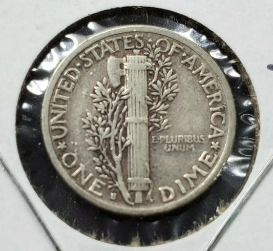 1941 S / S Mercury Dime Silver Coin RPM Variety Circulated