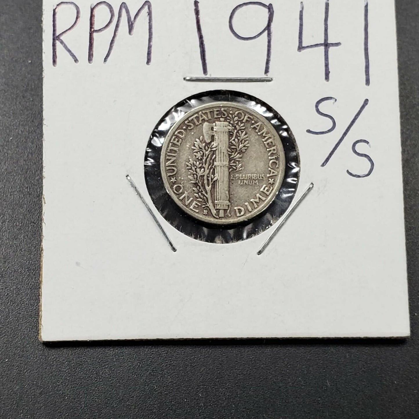 1941 S / S Mercury Dime Silver Coin RPM Variety Circulated