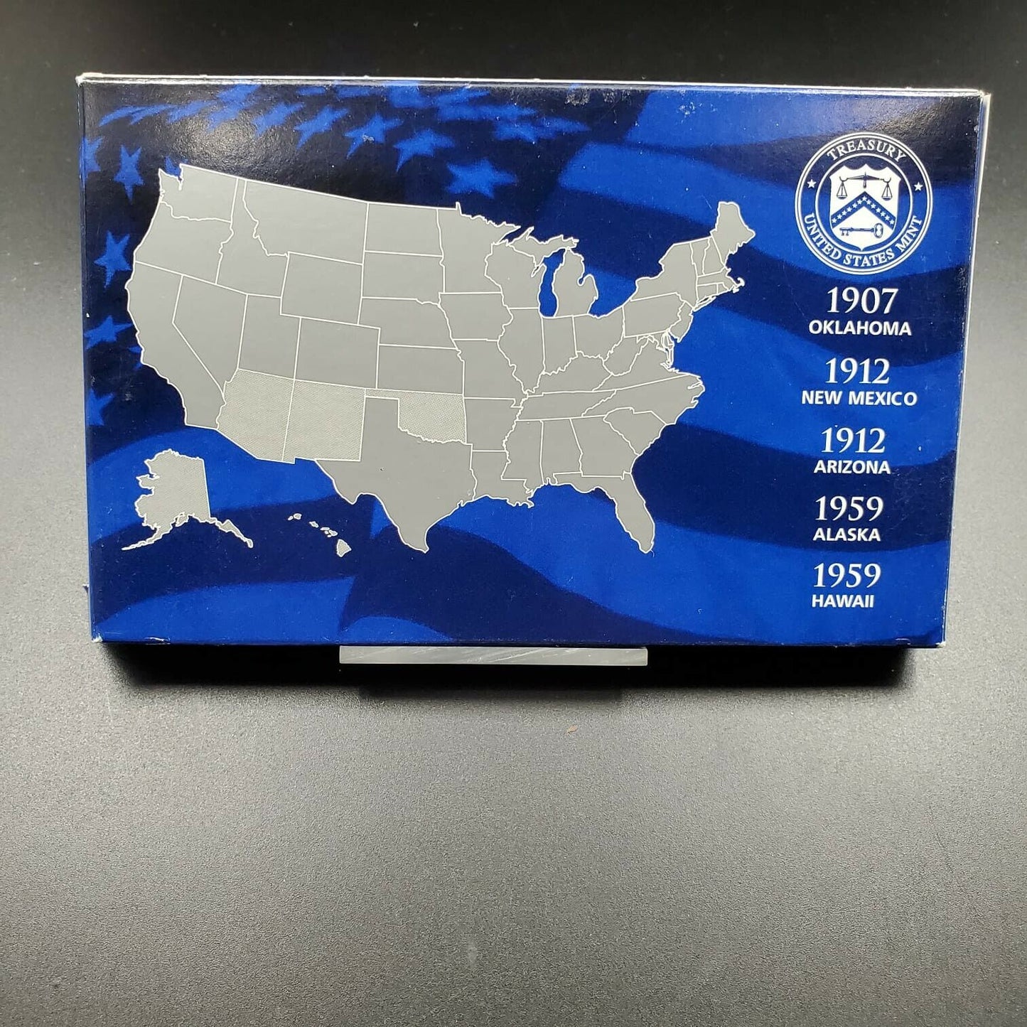 2008 S US Mint America Beautiful Quarter Proof CLAD 5 Coin Set Box COA OGP