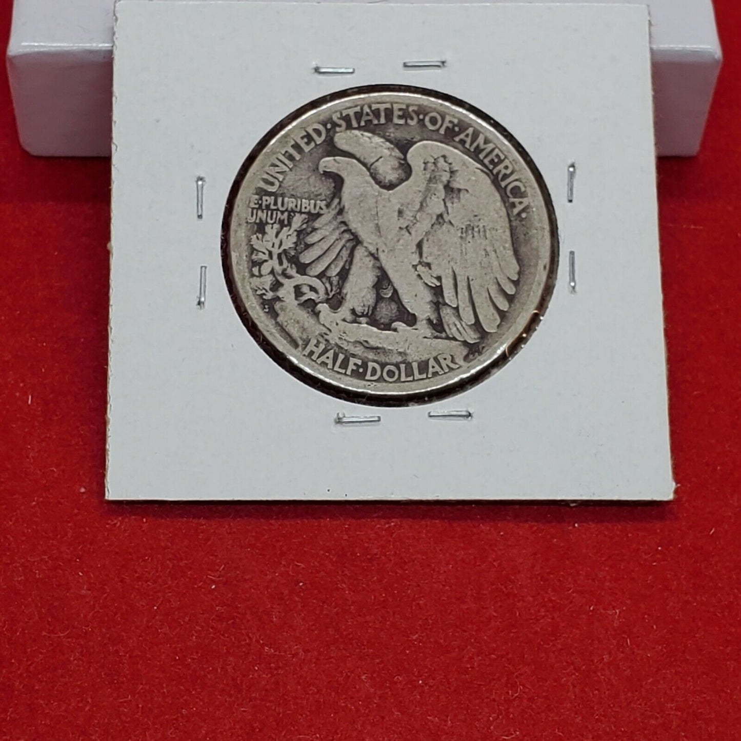 1920 S Walking Liberty Silver Half Dollar Coin VG / Fine Circulated