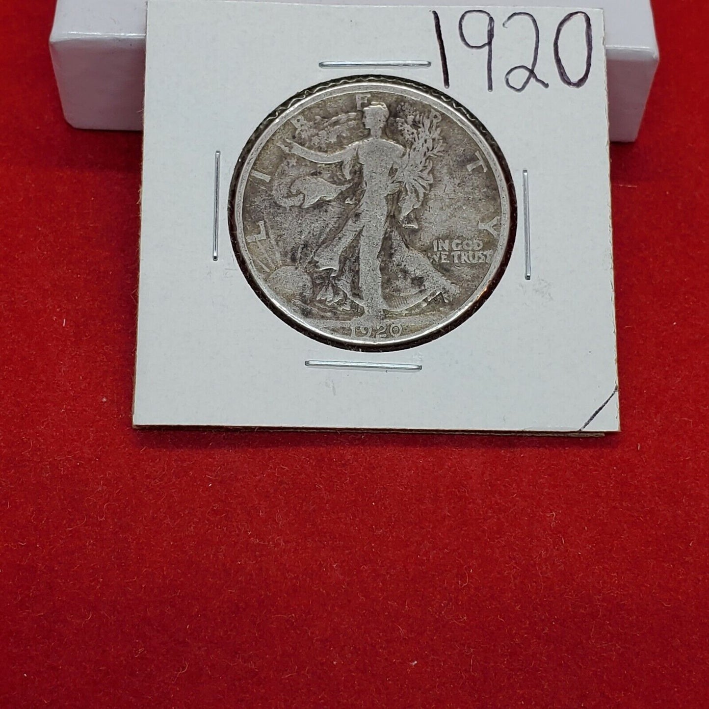 1920 P Walking Liberty Silver Half Dollar Coin VG / Fine Circulated