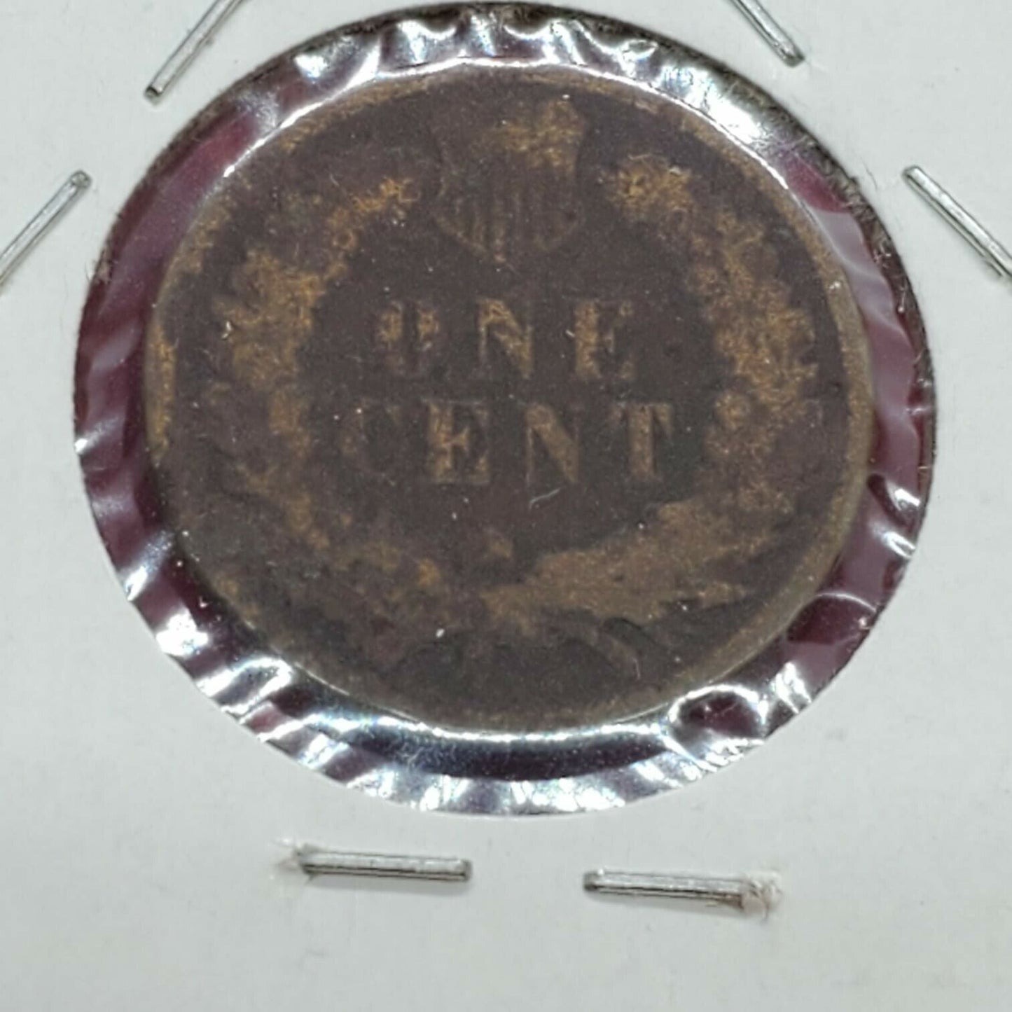 1874 Indian Head Copper Bronze Cent Penny Coin Good Details ED