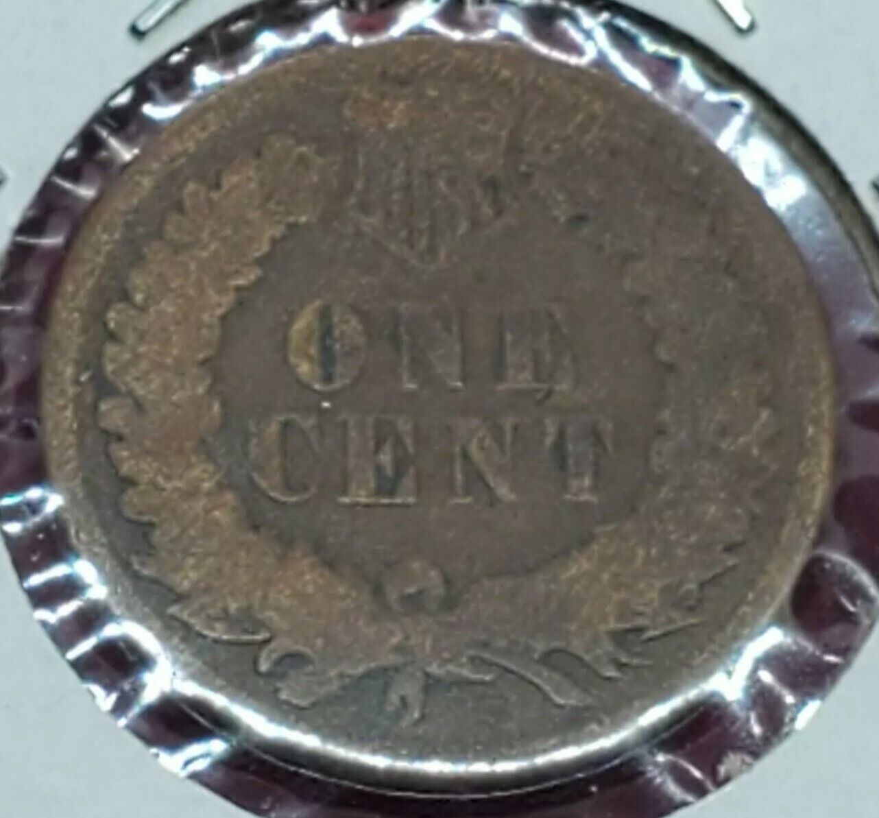 1876 Indian Head Copper Bronze Cent Penny Coin Choice AG About Good