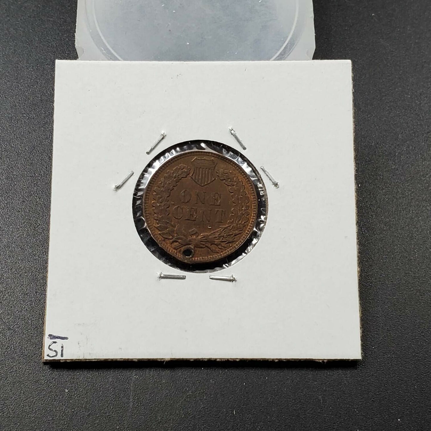 1906 P Indian Head Cent Penny Coin CH AU Details Holed Jewelry for Pendant