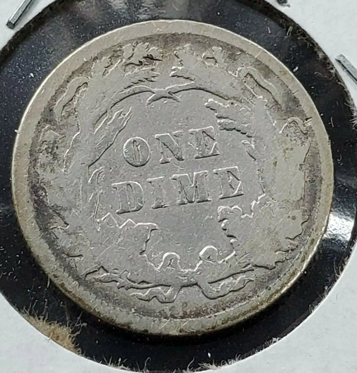 1890 P SEATED LIBERTY SILVER DIME COIN VF VERY FINE Details Shiny