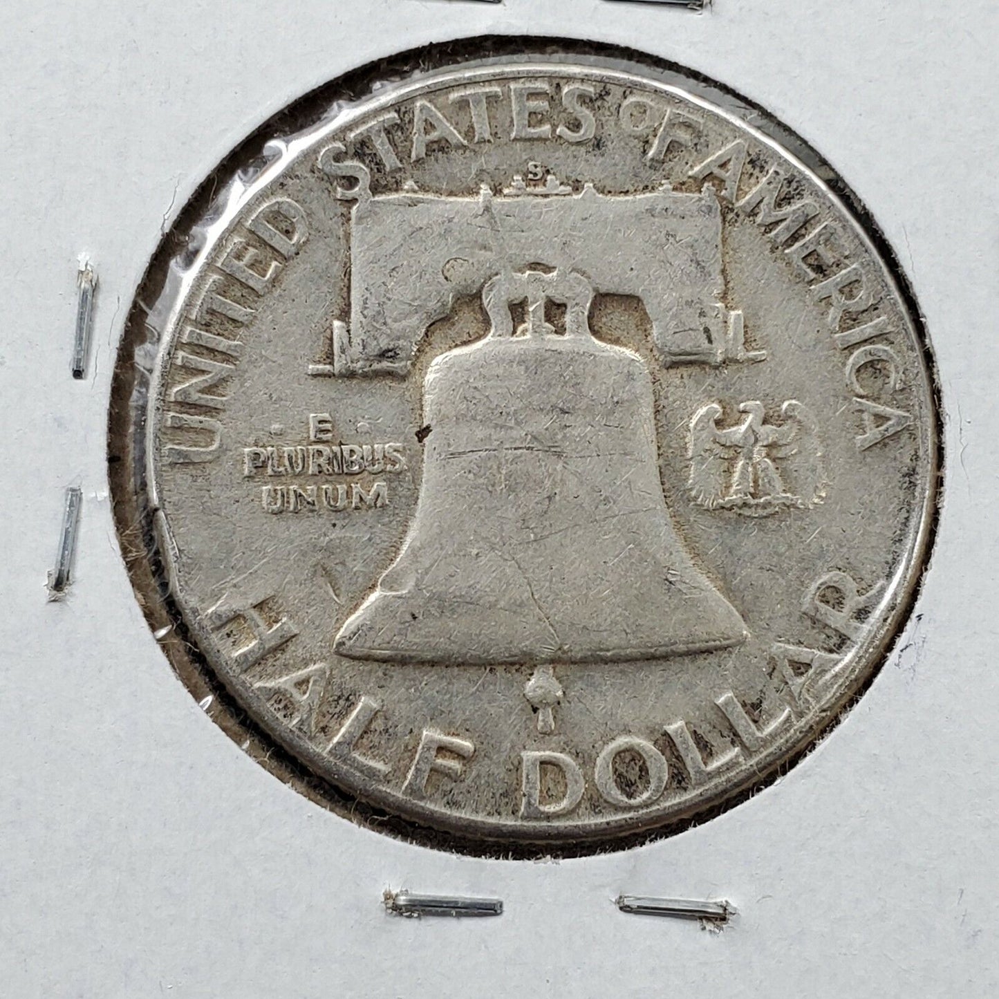 1953 S Franklin Silver Half Dollar Coin CHOICE VG VERY GOOD / FINE CIRCULATED