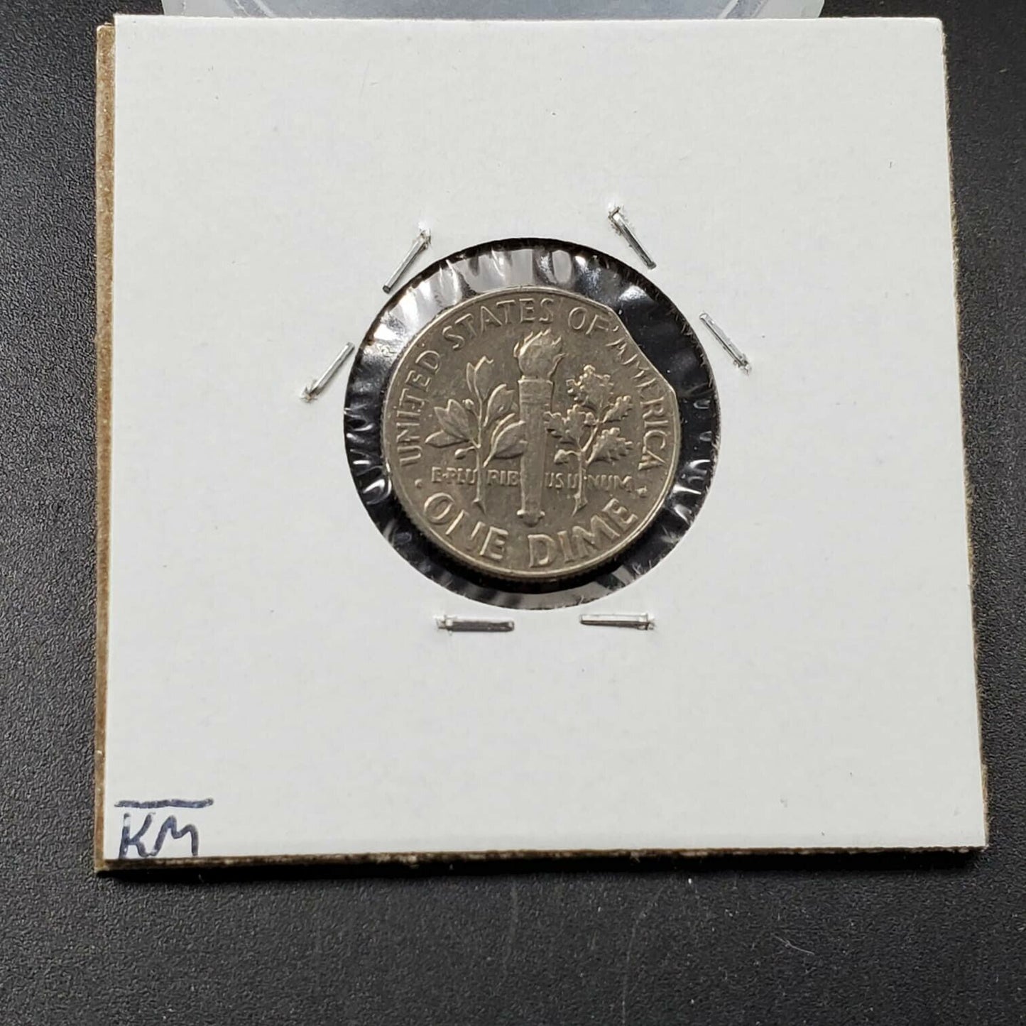 1967 P Philadelphia Roosevelt CLAD Dime Clipped Planchet Error XF Circulated