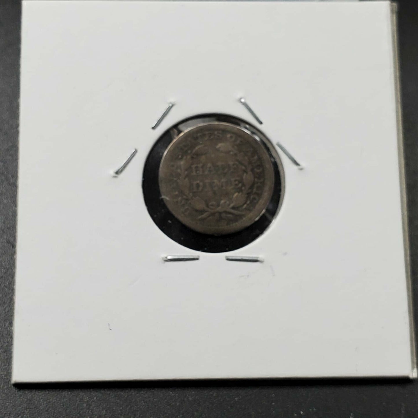 1857 Liberty Seated Half Dime Silver Coin Choice Circulated Full Date