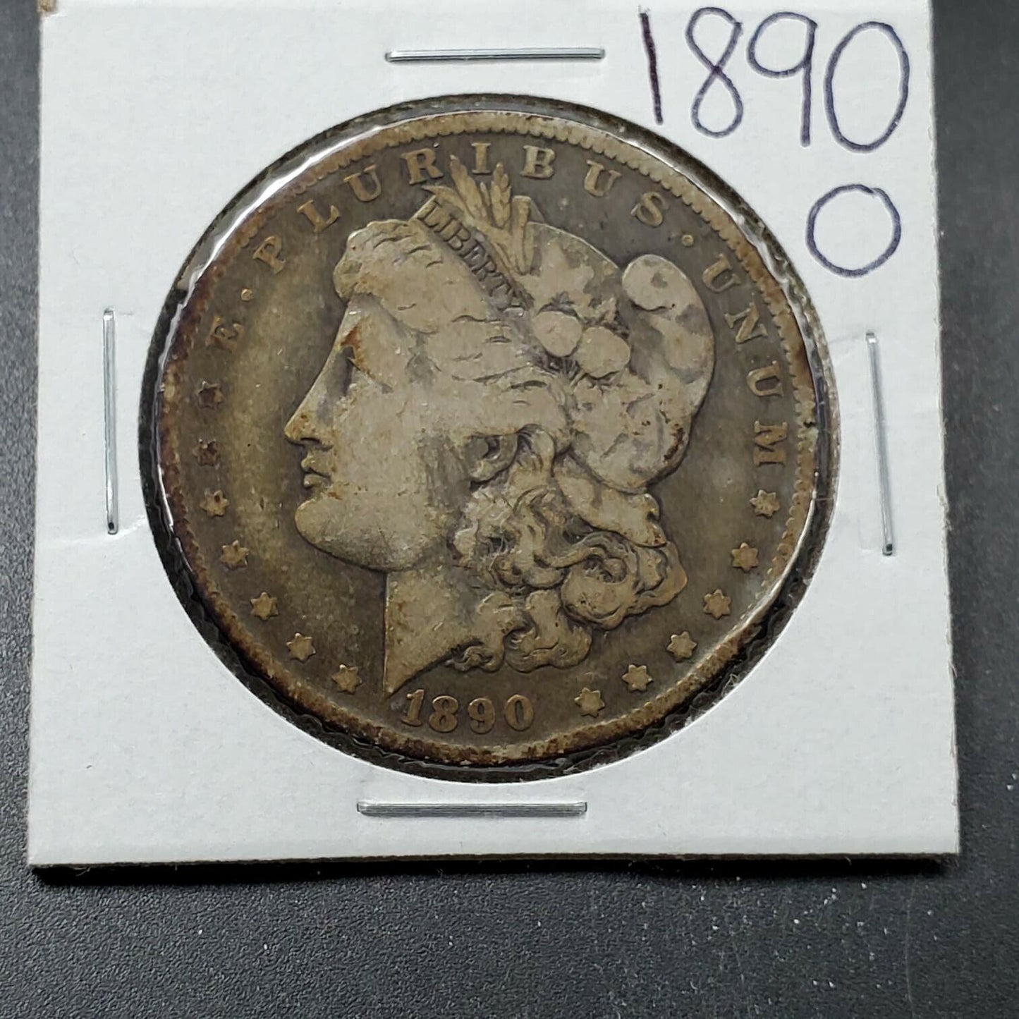 1890 O Morgan Silver Dollar Good Choice VG / Fine Circulated Neat Toning