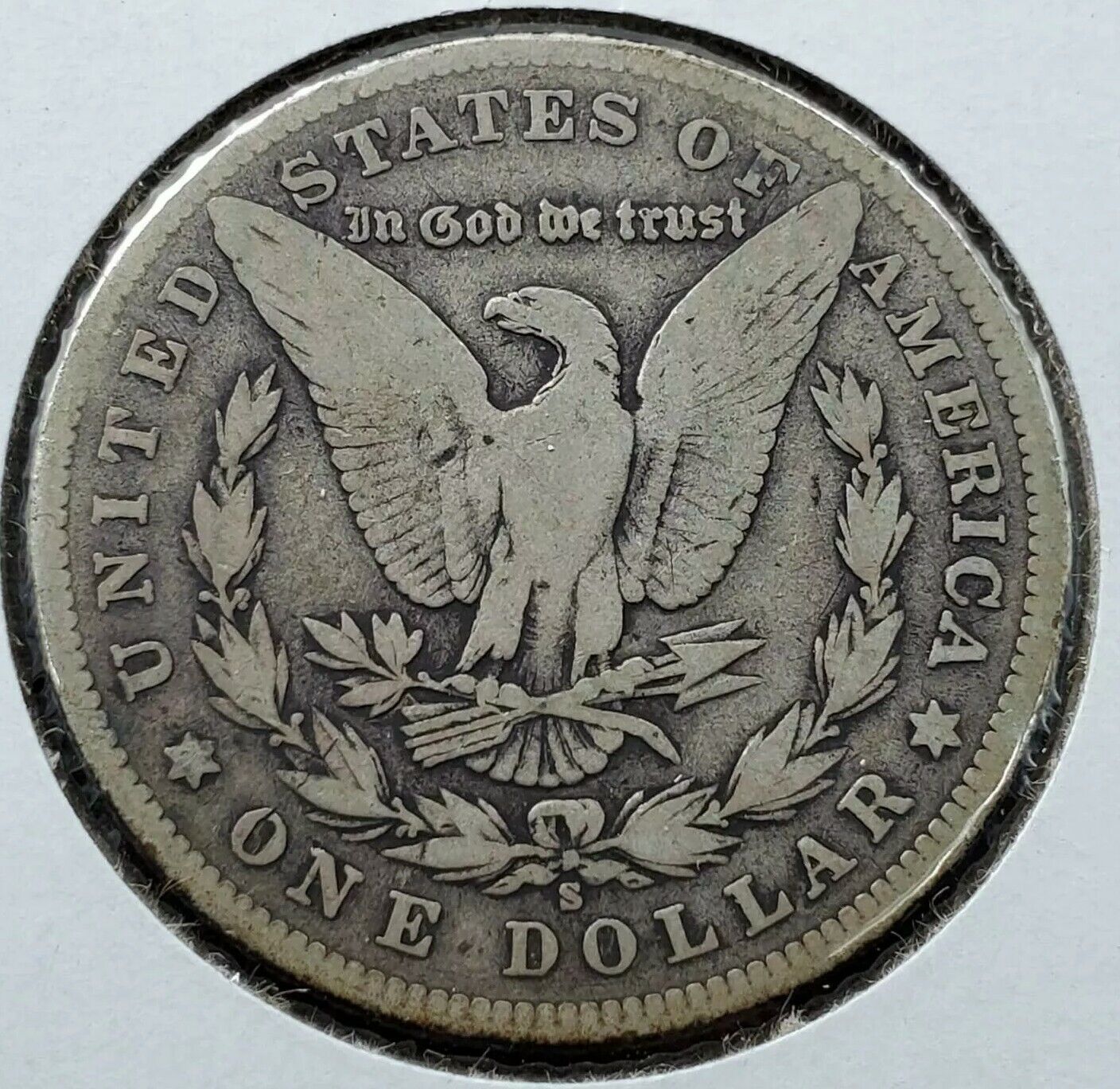 1901 S Morgan Silver Dollar Good G / VG Very Good Toned Circulated