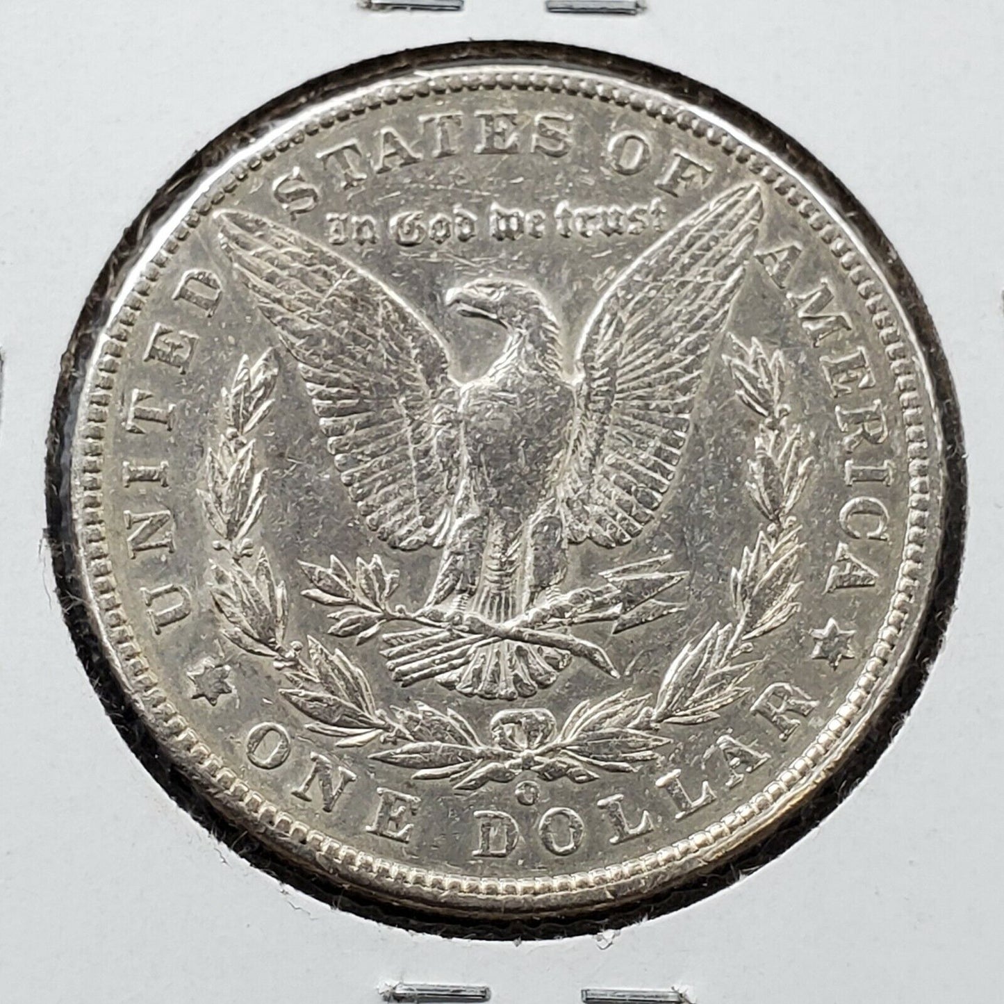 1901 O Morgan Silver Dollar Coin AU About UNC Details Cleaned Shiny Nice