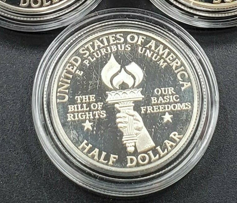 1993 S JAMES MADISON Commemorative Proof SILVER Half Dollar Coin In Capsule DCAM