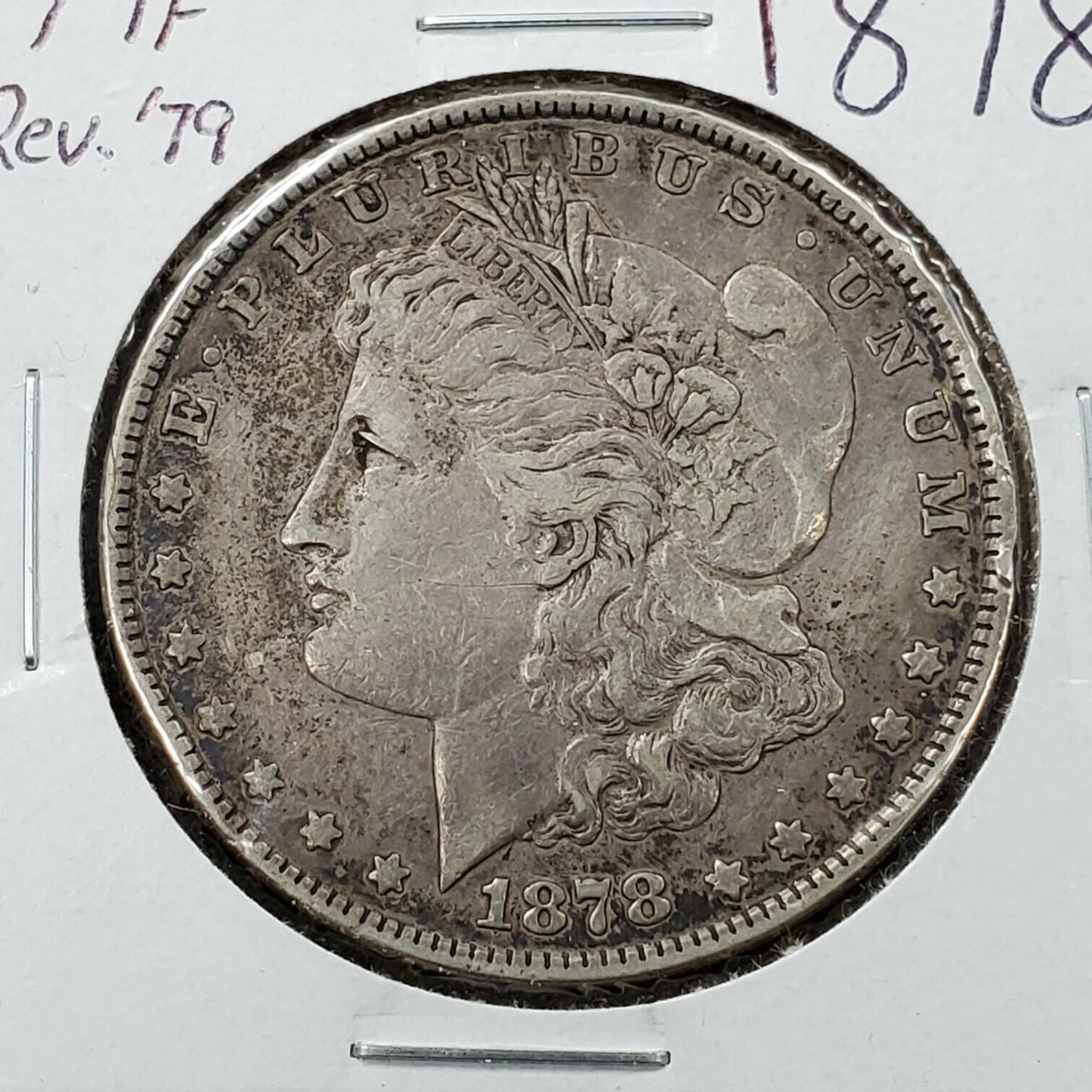 1878 P 7TF REV 79 Morgan Silver Eagle Dollar Coin Choice Circulated Nice