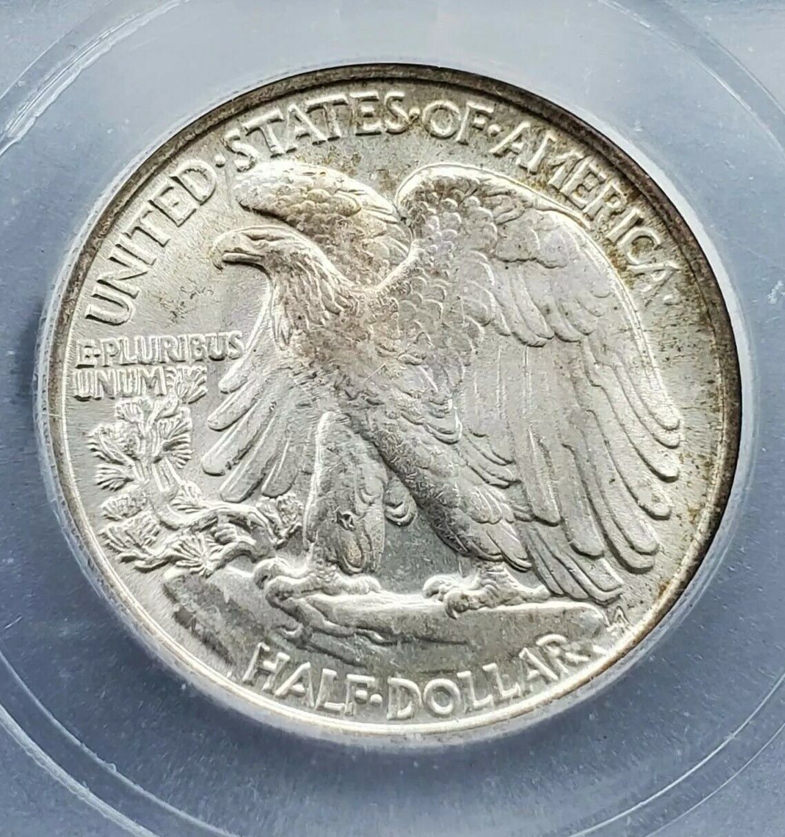 1947 P Walking Liberty Silver Half Dollar Coin GEM BU Retro ICG MS66 Some Toning
