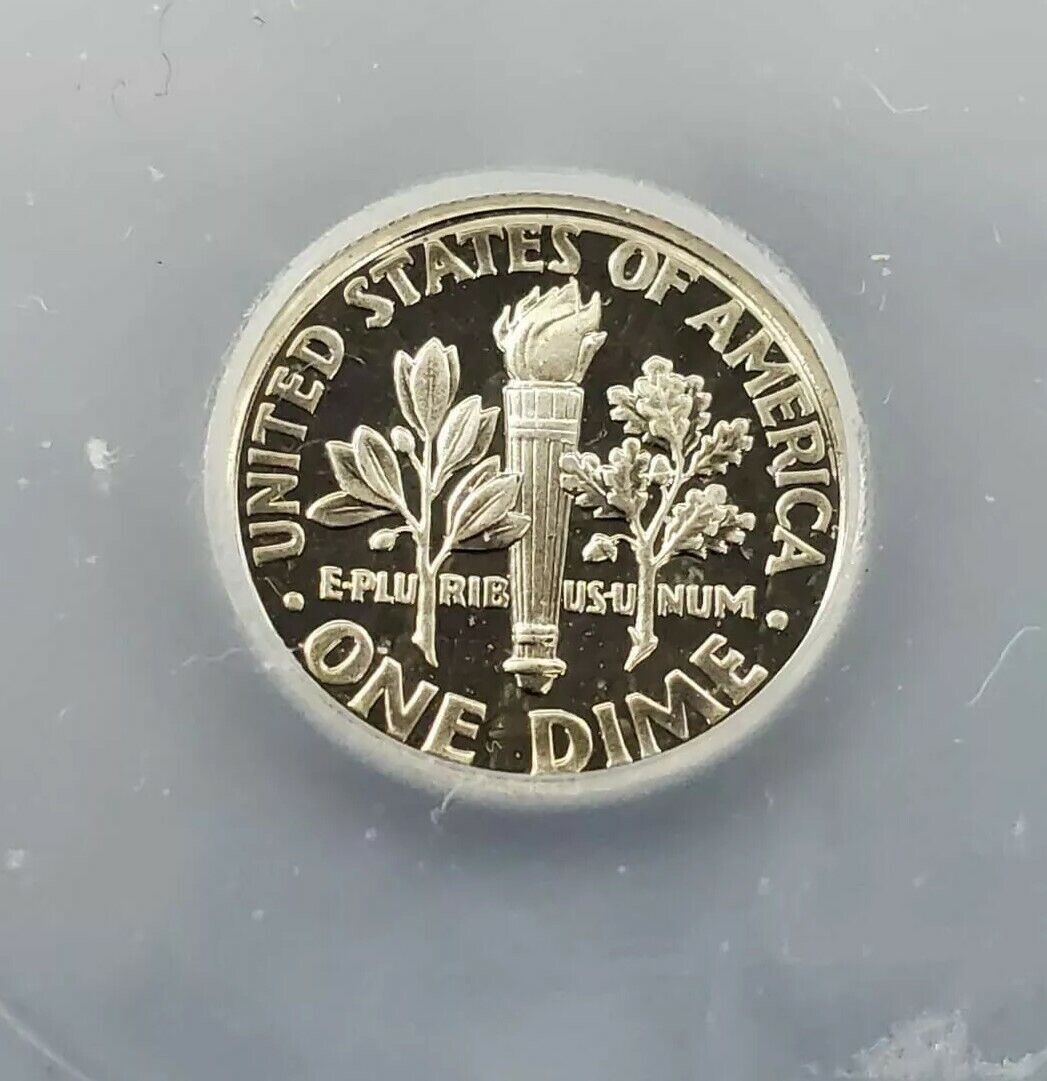 1994 S Roosevelt Proof Clad Dime Coin Retro ICG PR70 DCAM Deep Cameo Old Slab