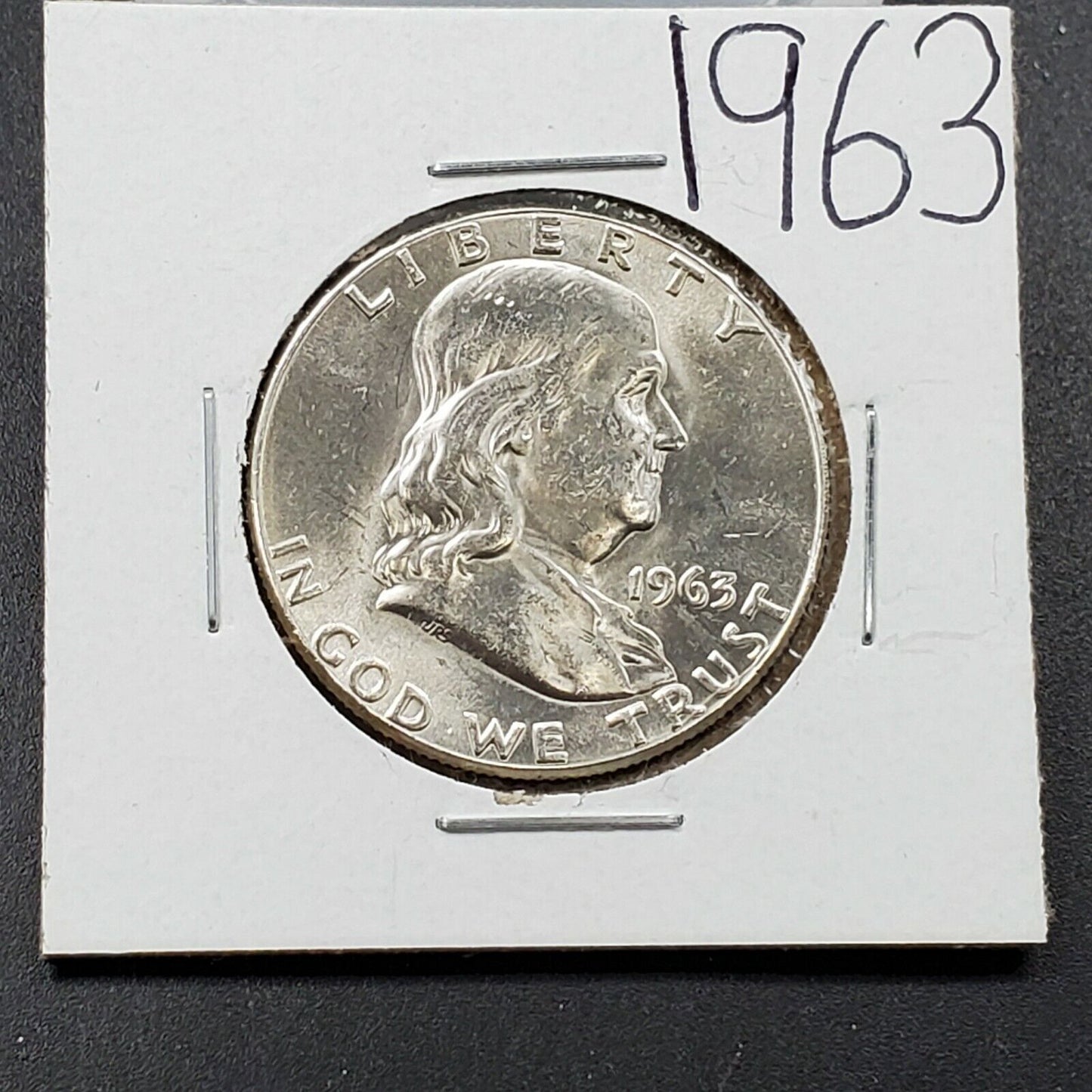 1963 P Franklin Silver 90% Half Dollar Coin CH BU Uncirculated New Condition