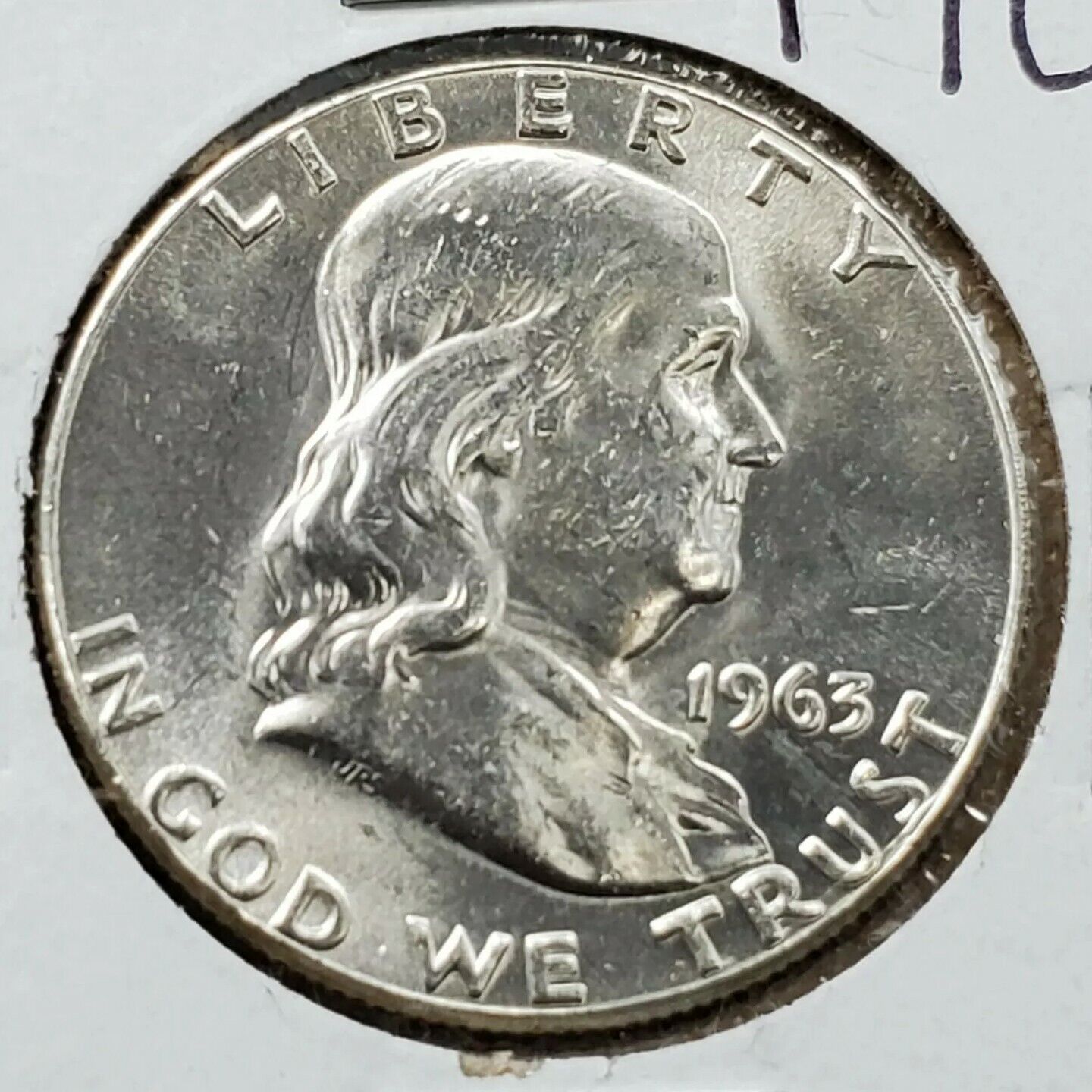 1963 P Franklin Silver 90% Half Dollar Coin CH BU Uncirculated New Condition
