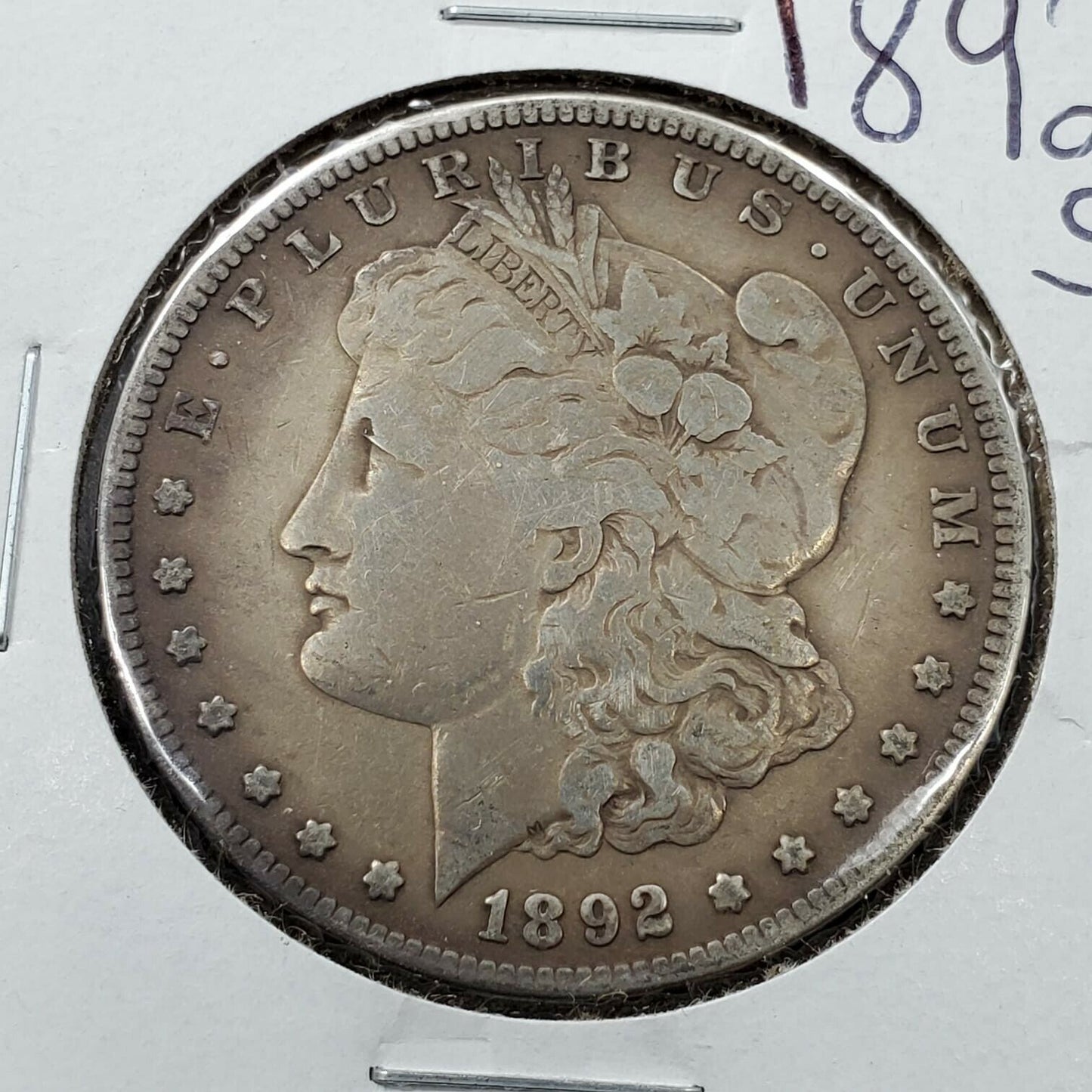 1892 S Morgan Silver Eagle Dollar Coin AVERAGE VF VERY FINE Circulated