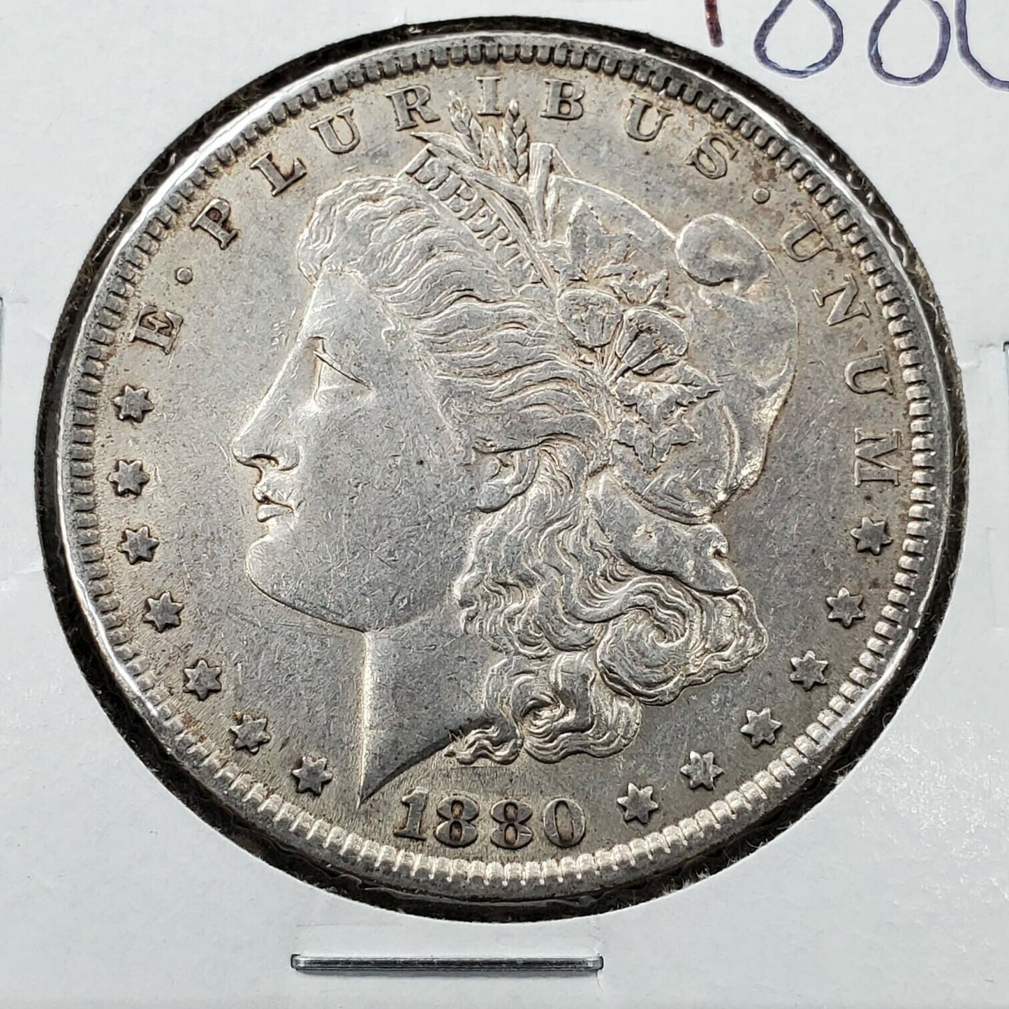 1880 P Morgan Silver Eagle Dollar Coin Choice XF EF EXTRA FINE CIRCULATED