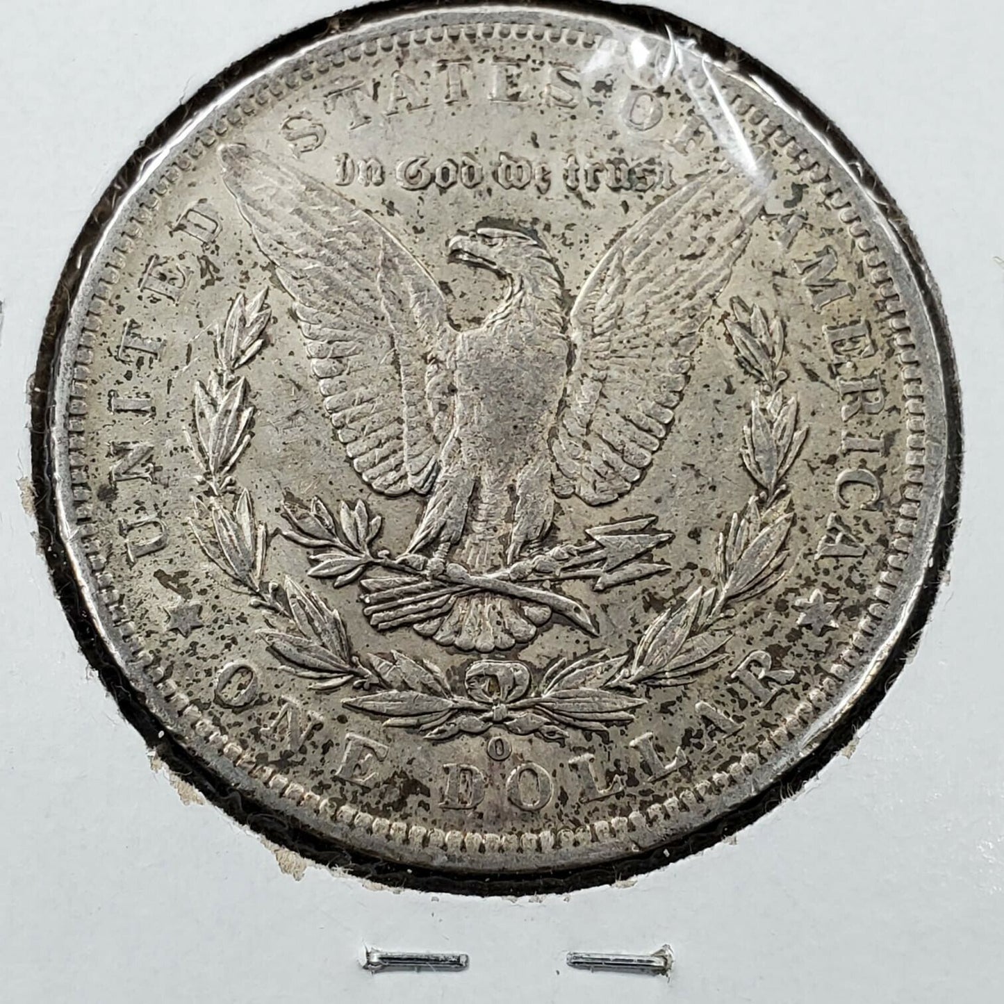 1890 O Morgan Silver Eagle Dollar Coin Choice VF Very Fine / XF Circulated Toned