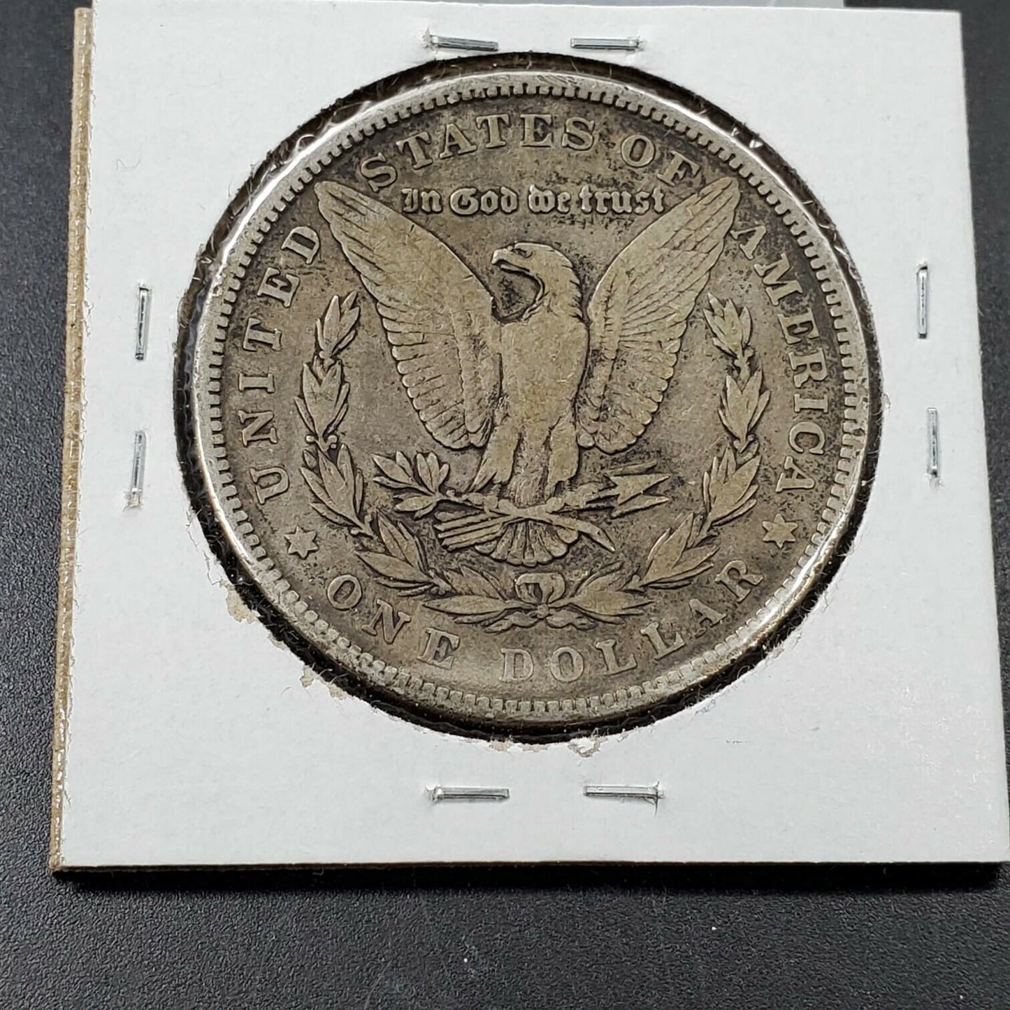 1878 P Morgan Silver Eagle Dollar Coin Average Fine Circulated 7TF REV 79