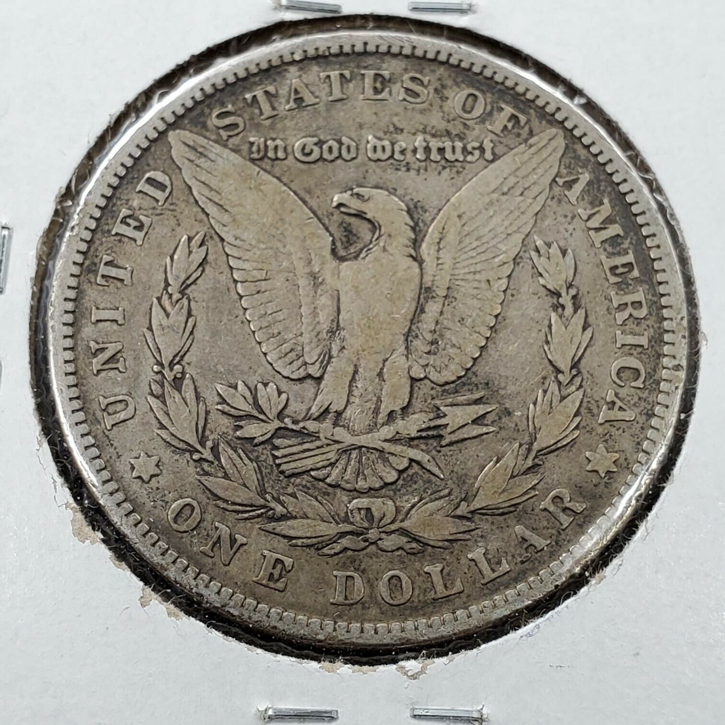 1878 P Morgan Silver Eagle Dollar Coin Average Fine Circulated 7TF REV 79