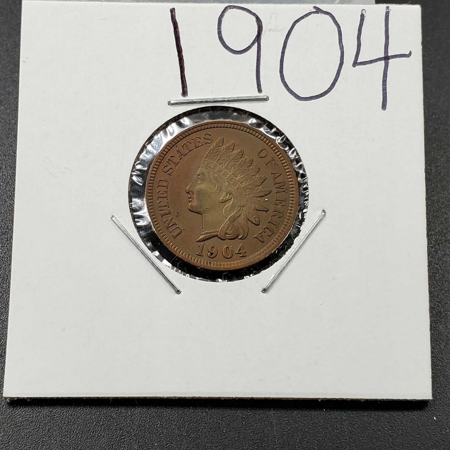 1904 Indian Head Cent Coin Penny Choice AU ABOUT UNC Brown