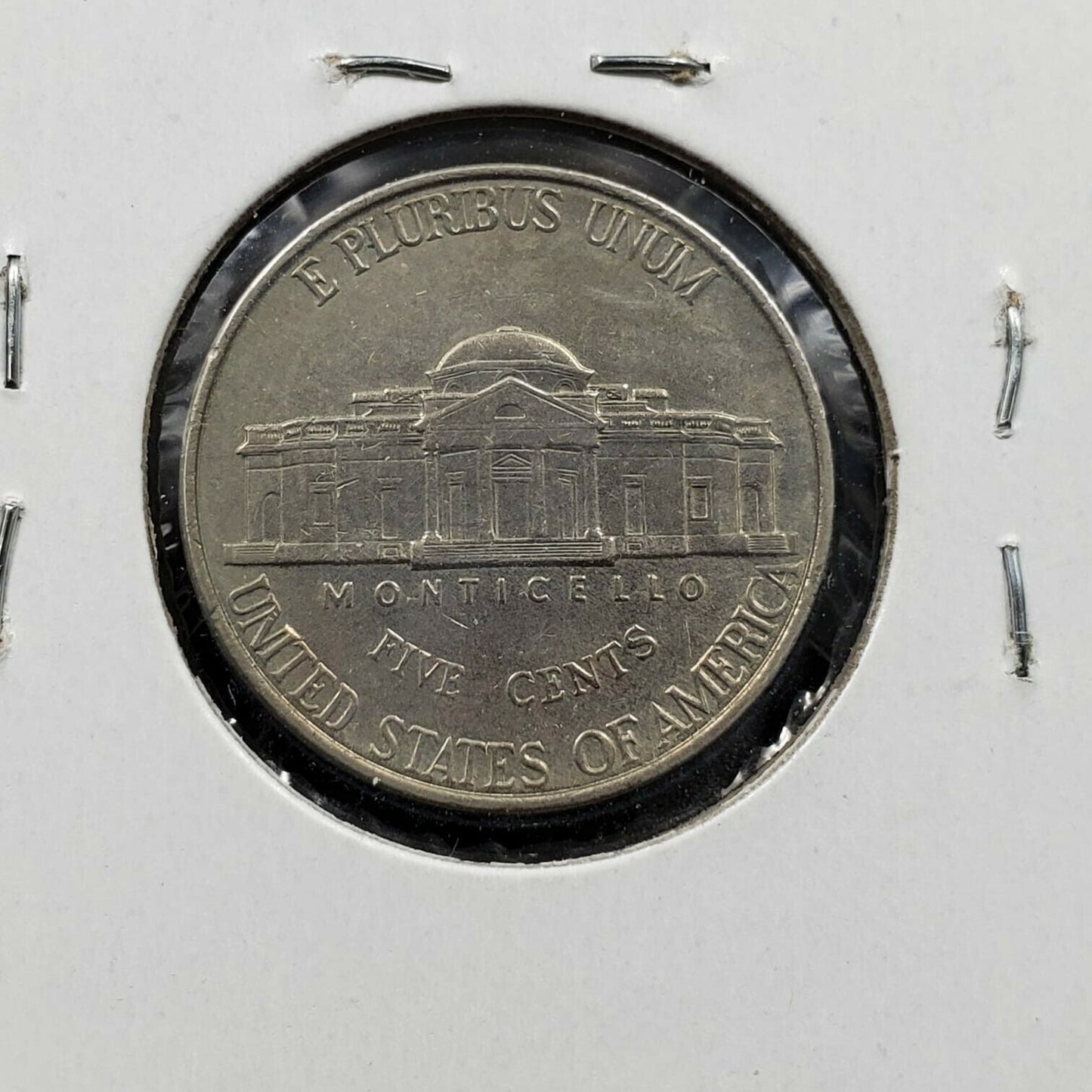 1999 D 5c BU Jefferson Nickel Misaligned Die Error Coin UNC