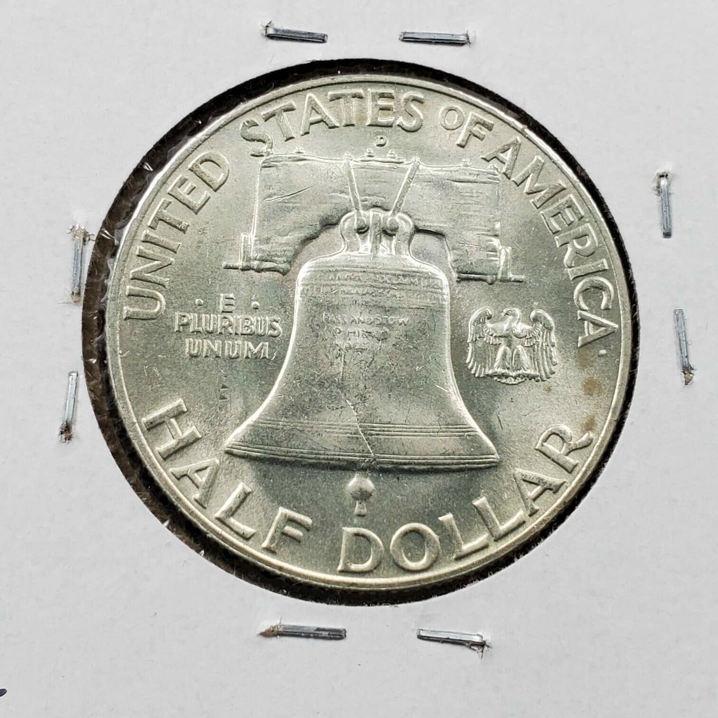 1949 D Franklin Silver Half Dollar Coin Choice BU UNC FBL FULL BELL LINE KEY DTE