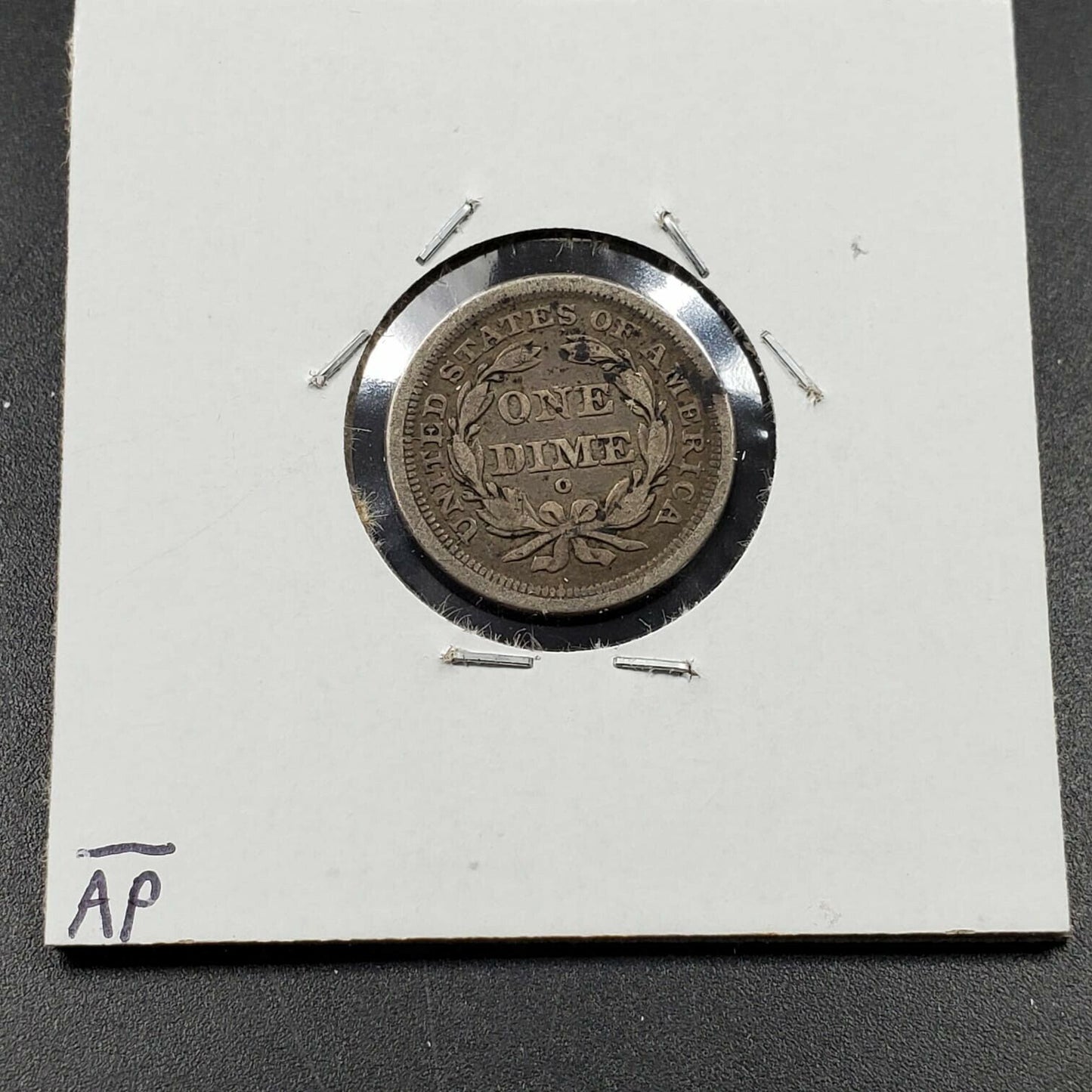 1841 O Liberty Seated Silver Dime Coin Average VG / F Small o F-106 Variety