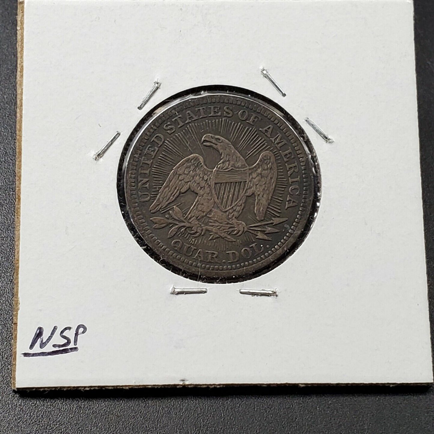 1853 P 25c Seated Liberty Silver Quarter Coin Choice XF / AU With Arrows Variety