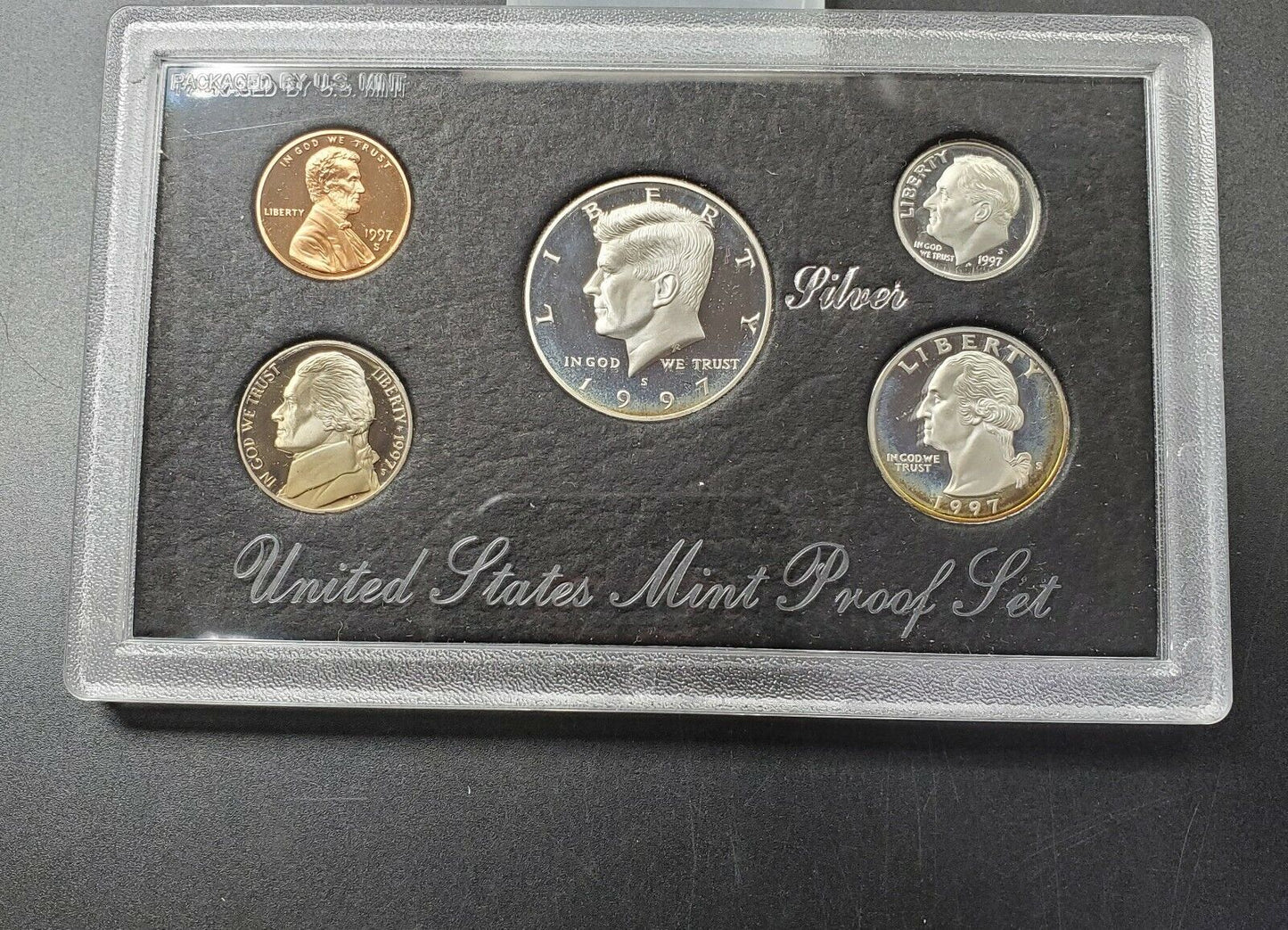 1997 S US Proof 90% Silver Coin Set OGP Combo Ship Discount RobinsonsCoinTown