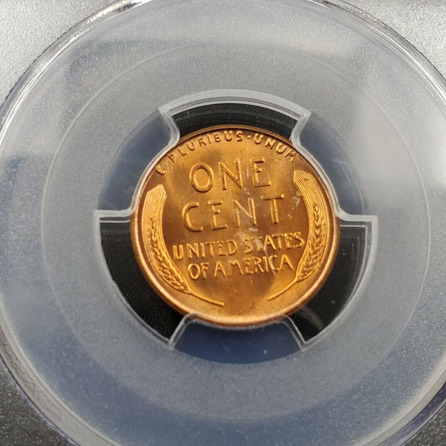 1955 P Lincoln Wheat Cent Penny Coin PCGS MS66 RD RED Combo Ship Discounts