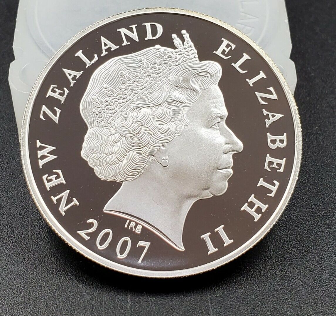 New Zealand 2007 Silver Dollar Gem Proof Coin Centenary Of Scouting 1.5k Mintage