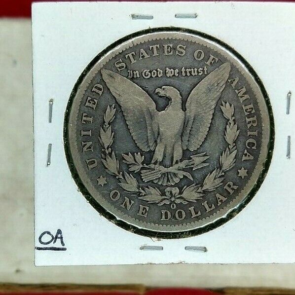 1901 O Morgan Silver Eagle Dollar Coin Average G Good Circulated