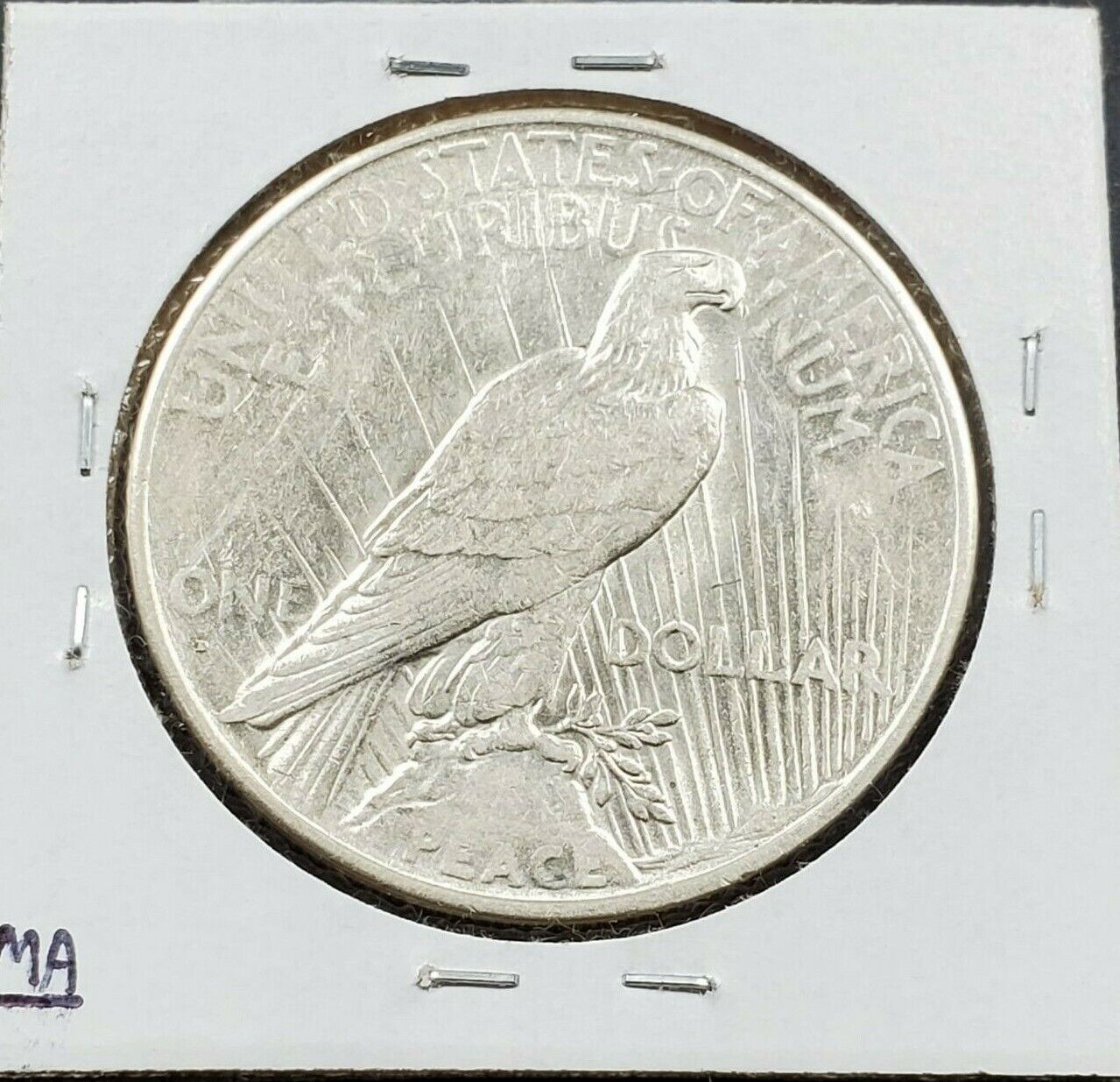 1934 D $1 Peace Silver Dollar AU About UNC Details Cleaned Nice Looking Coin
