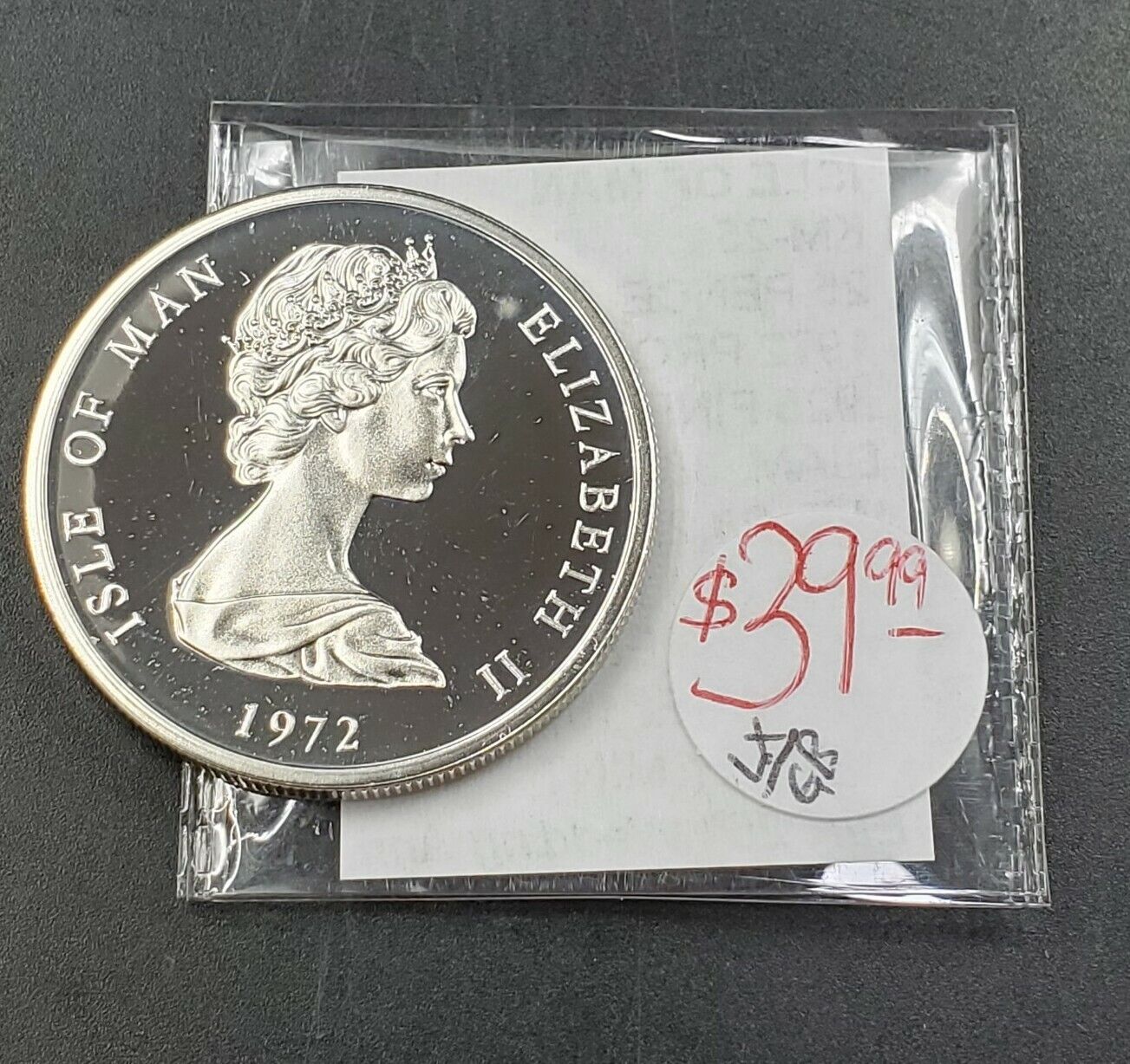 1972 Pobjoy Mint Isle of Man Gem Proof Silver Royal Wedding Anniversary