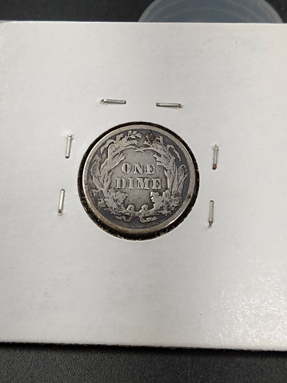 1887 P SEATED LIBERTY SILVER DIME COIN VG / FINE Circulated