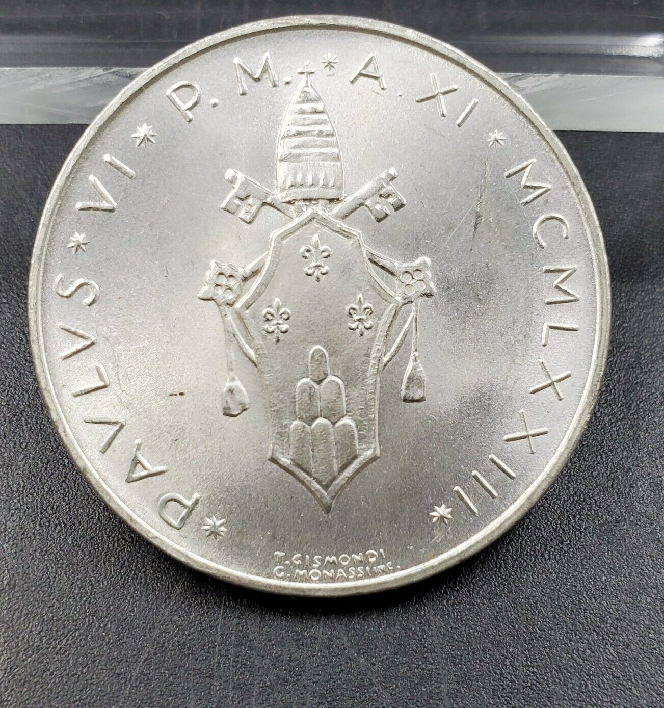 1973 Vatican City 500 Lire - Pavlvs VI Wheat & Grapes coin Gem BU UNC