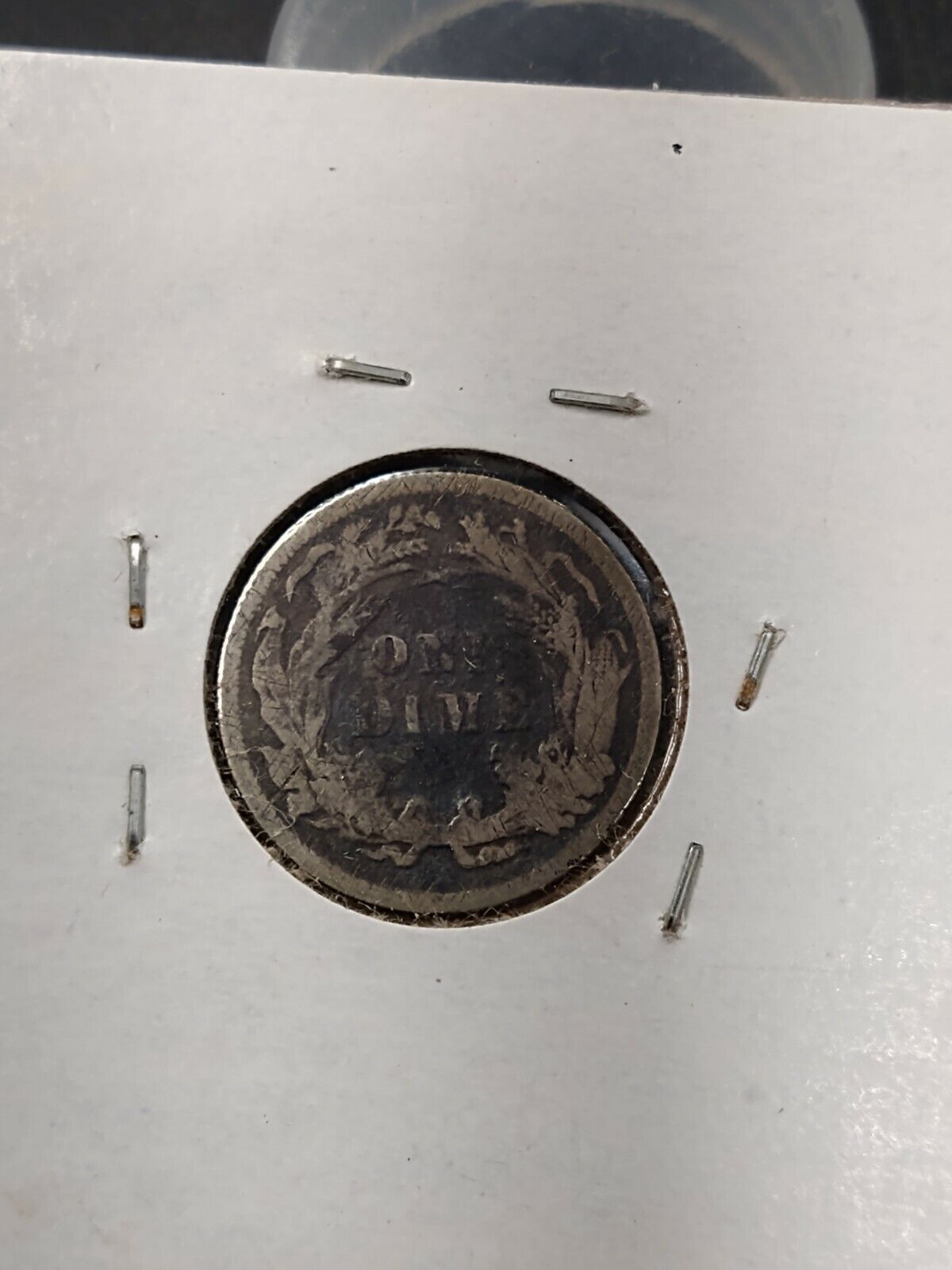 1891 P SEATED LIBERTY SILVER DIME COIN AG Very Circulated Full Date